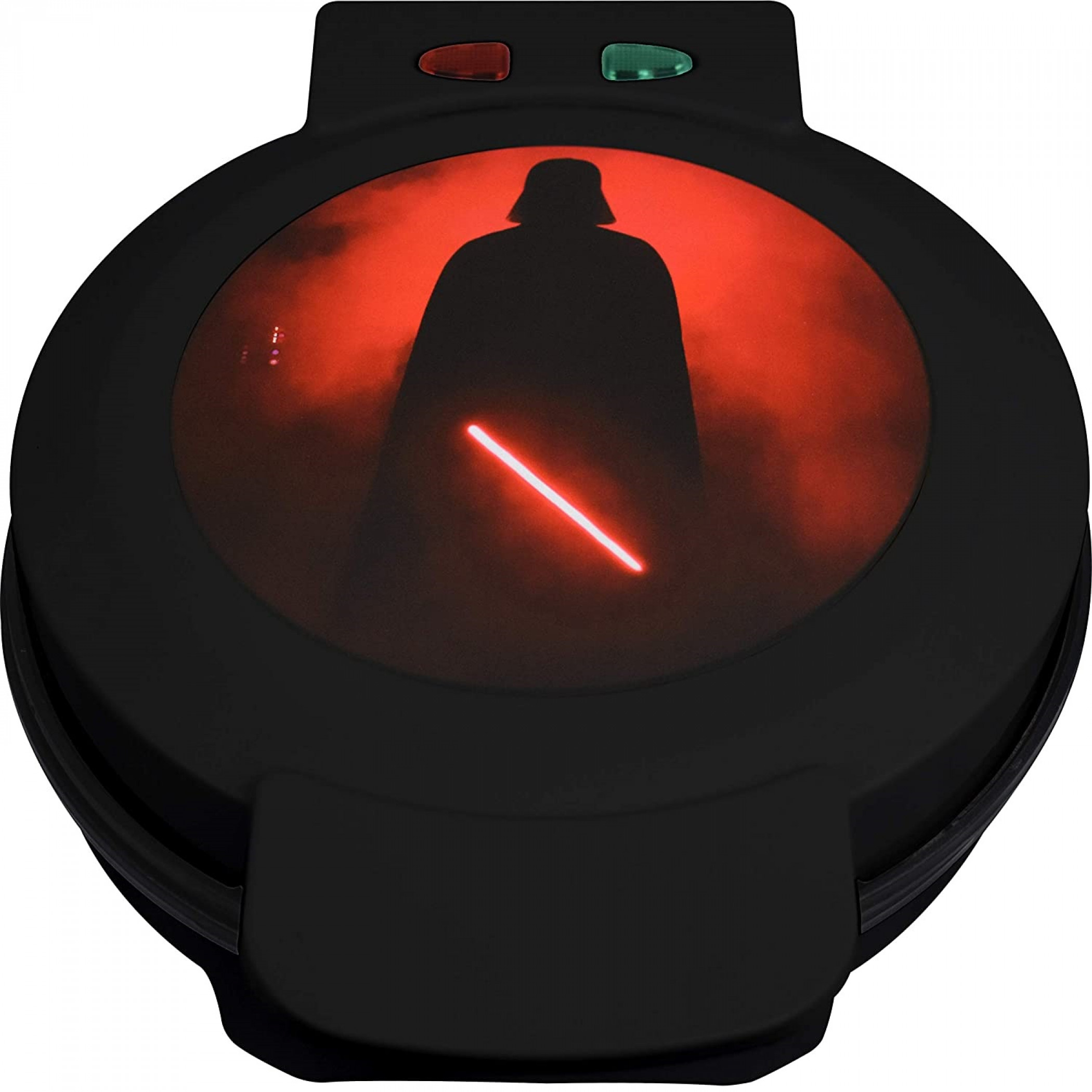 Star Wars Darth Vader with Lightsaber Waffle Maker from Uncanny Brands, Black