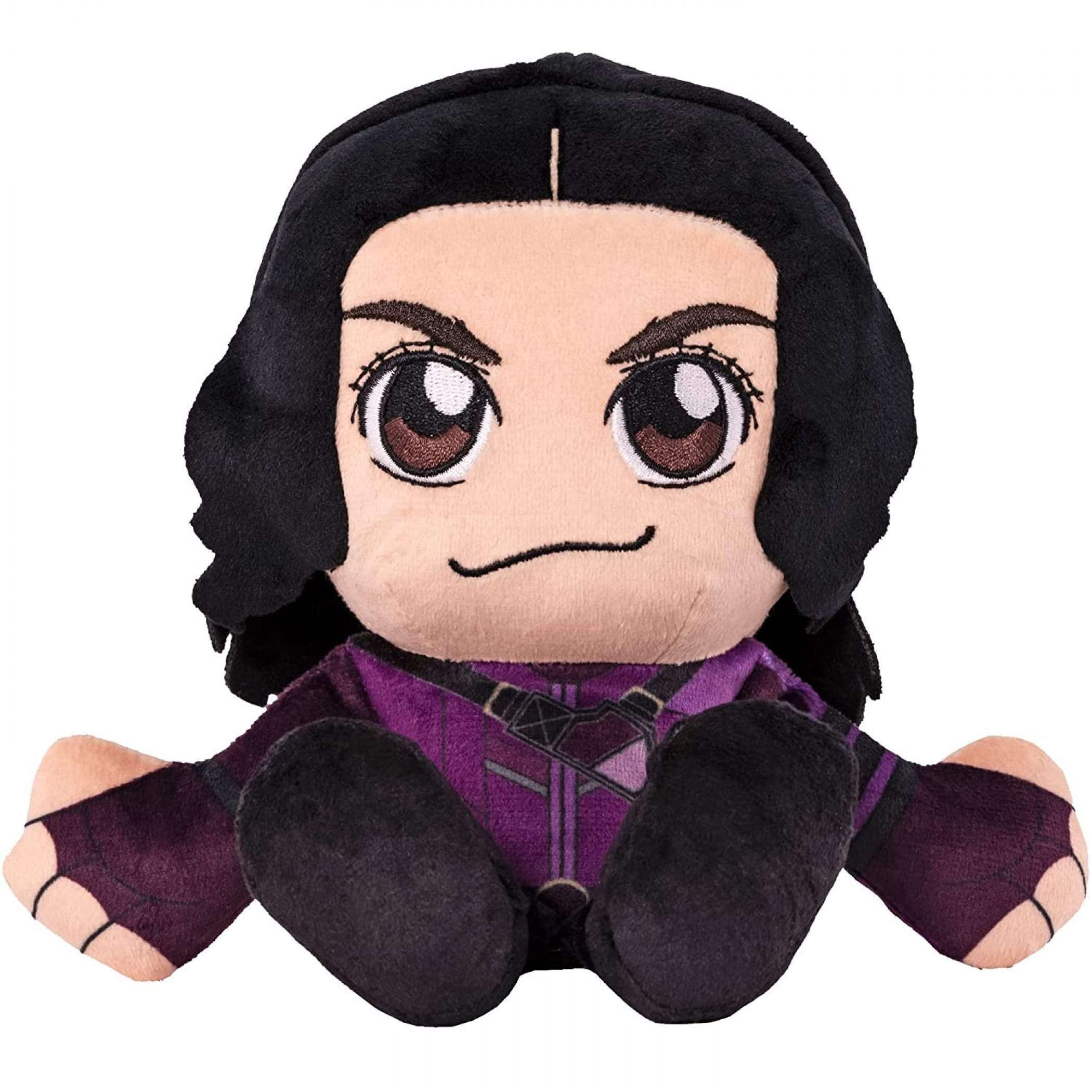 Marvel Studios Hawkeye Series Kate Bishop 8 Inch Kuricha Sitting Plush Doll, Multi-Color