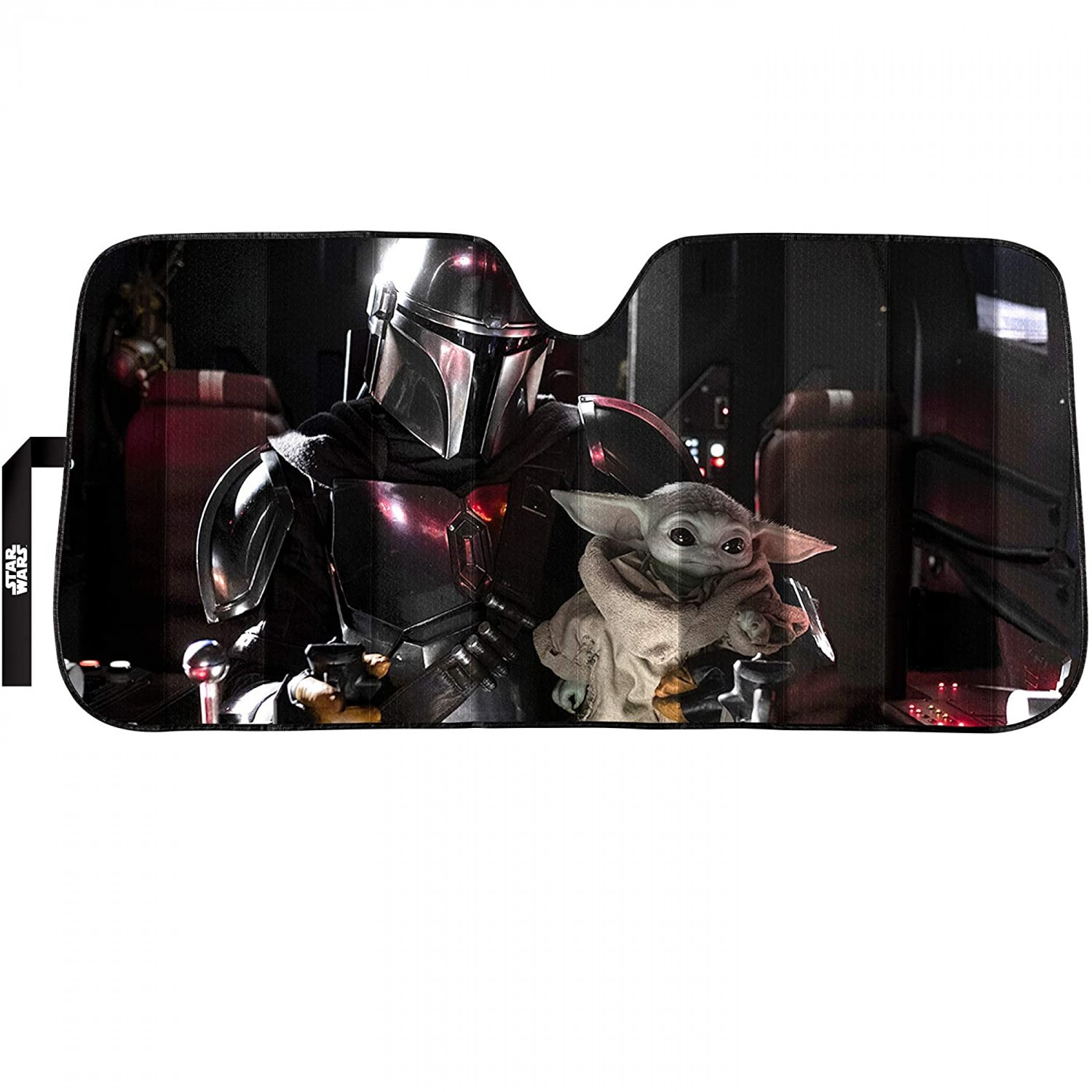 Star Wars The Mandalorian Razorcrest Cockpit Car Sunshade, Grey