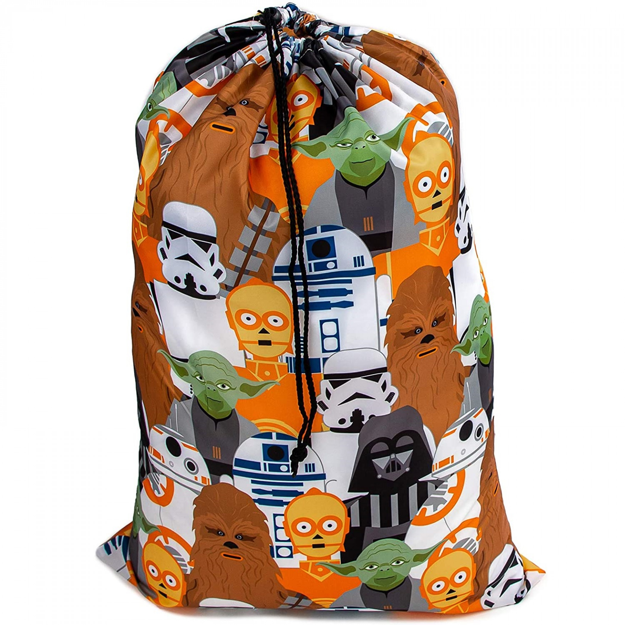 Star Wars Character Line Up Drawstring Laundry Bag, Multi-Color