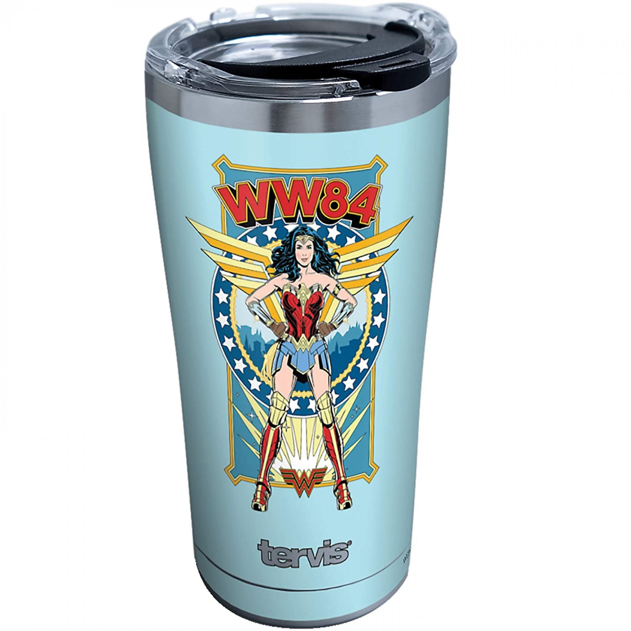 Wonder Woman Retro WW84 20 oz. Stainless Tervis® Tumbler, Blue
