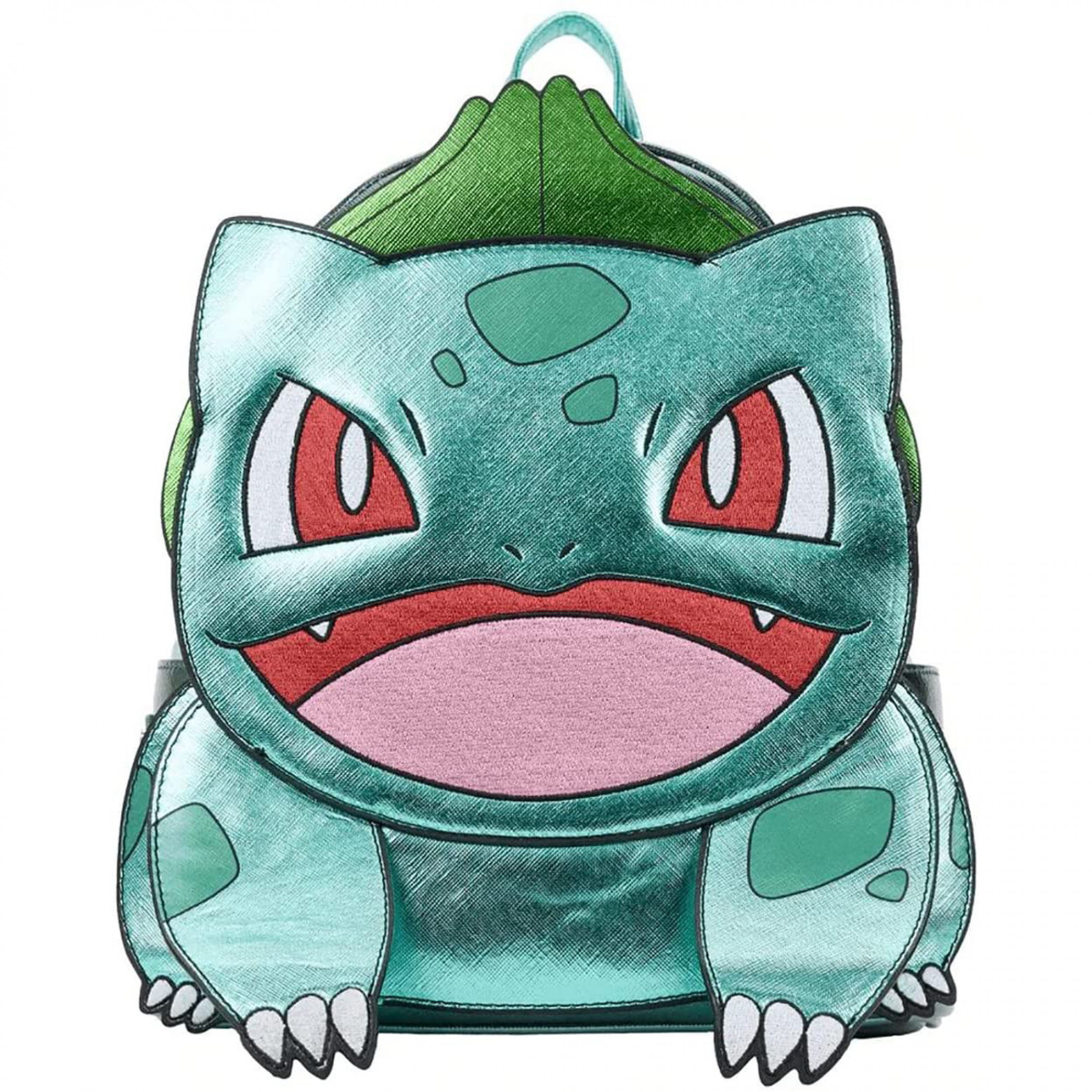 Pokemon Metallix Bulbasaur Character Mini Backpack, Green