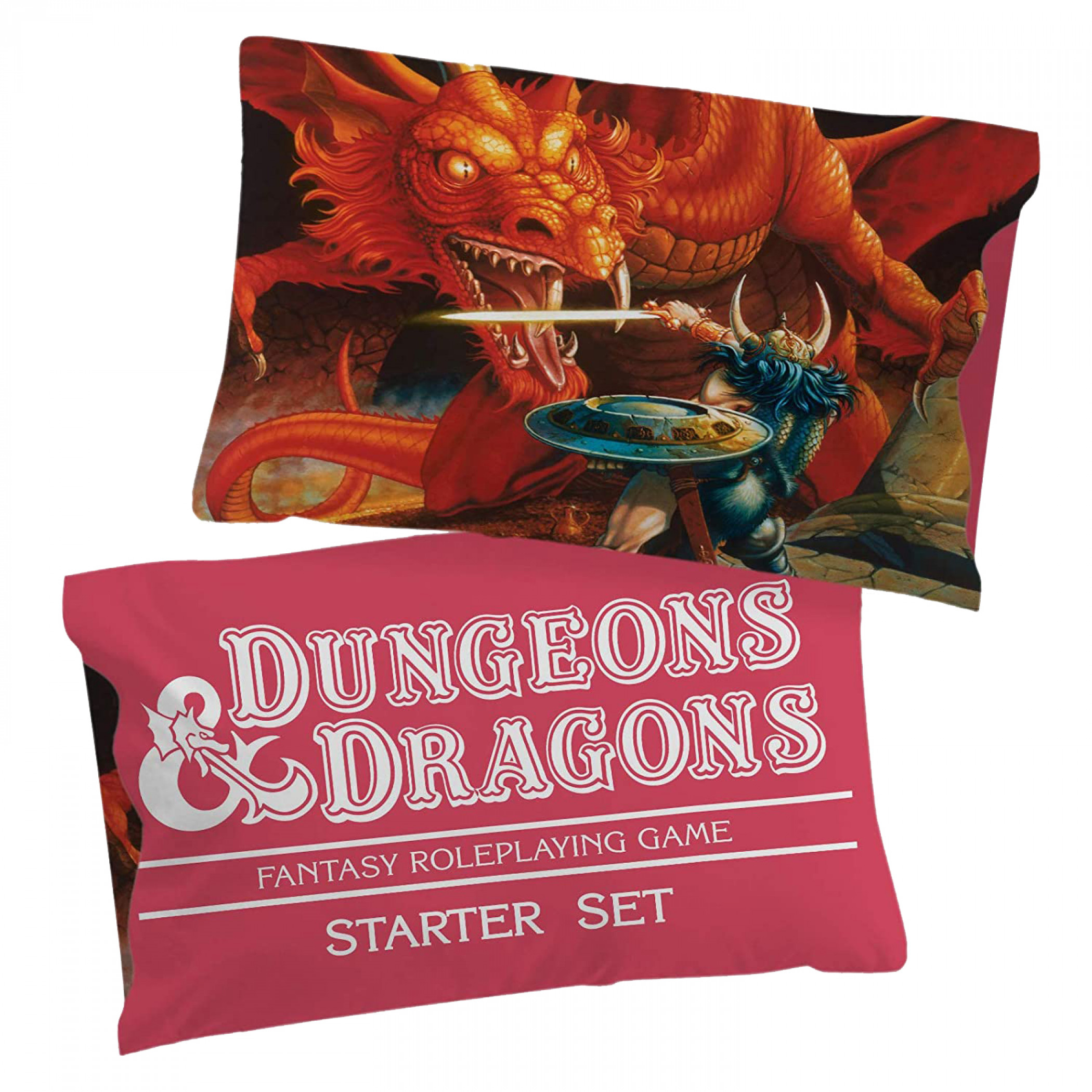 Dungeons & Dragons Reversible Pillowcase, Red