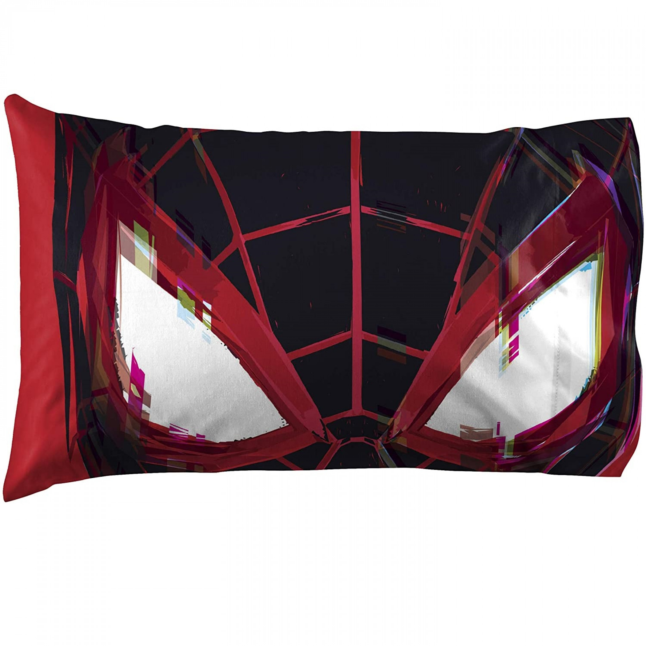 Spider-Man Miles Morales Gamerverse Pillow Case, Grey