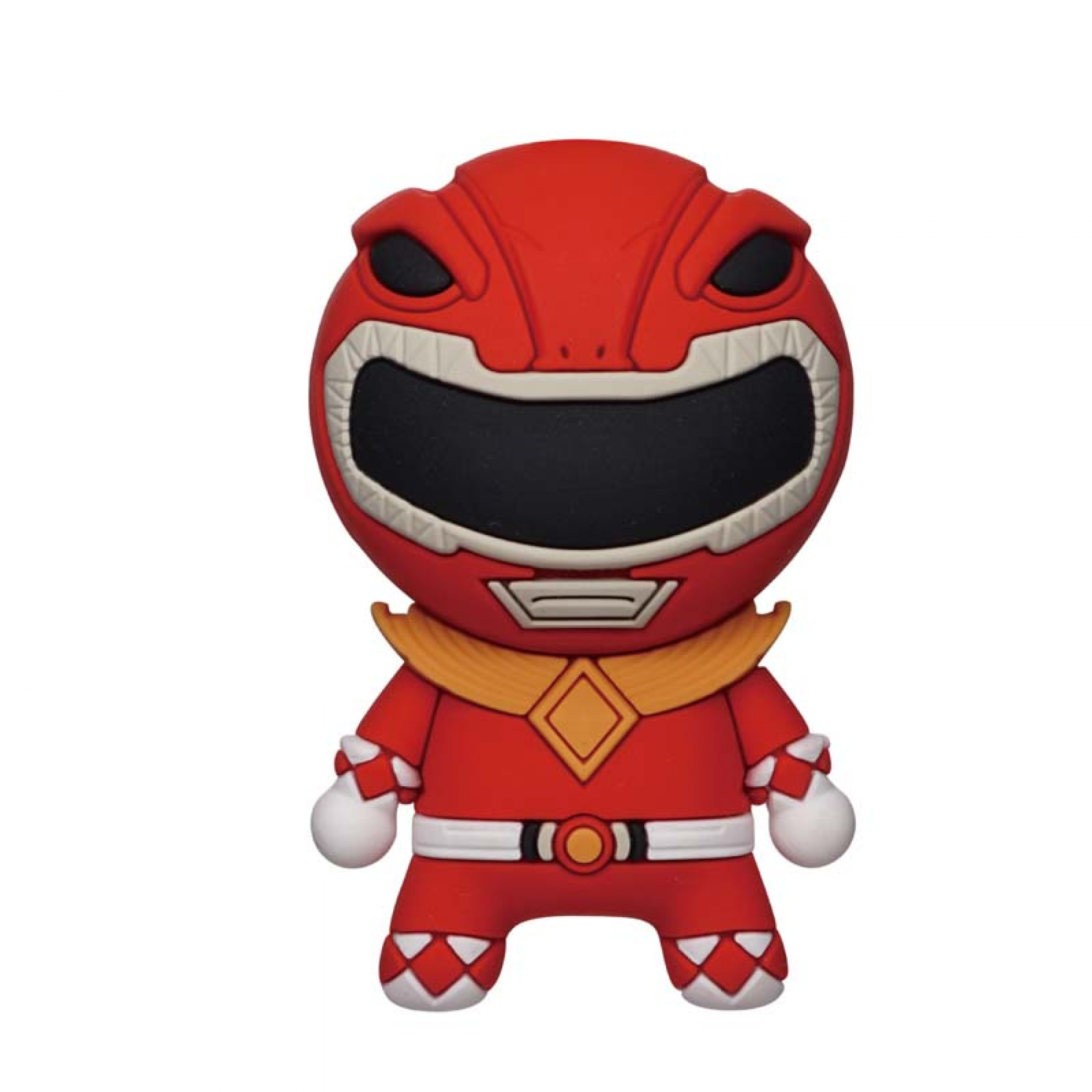 Power Rangers Red Ranger 3D Foam Magnet, Red