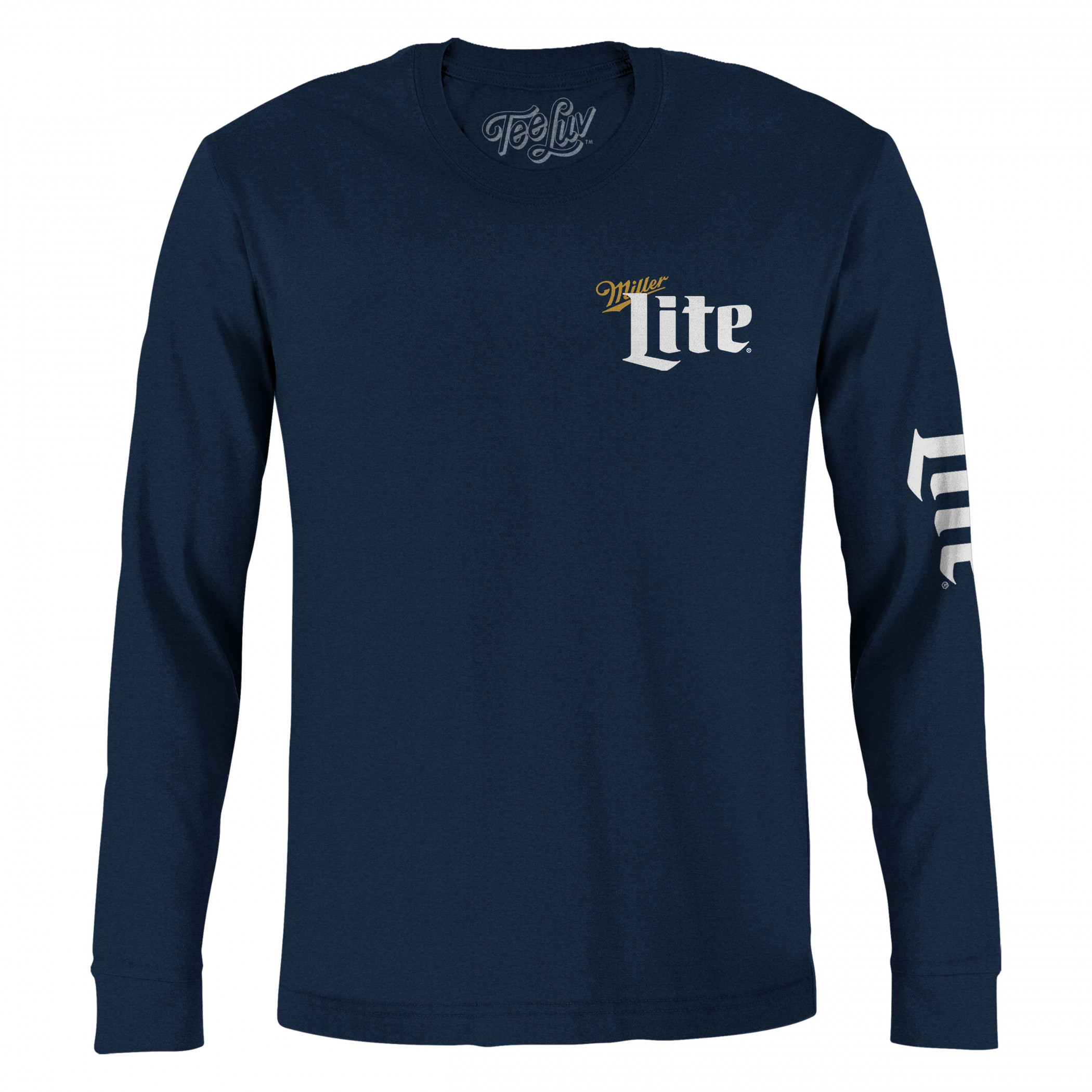 Miller Lite The Original Lite Front and Back Print Long-Sleeve Shirt