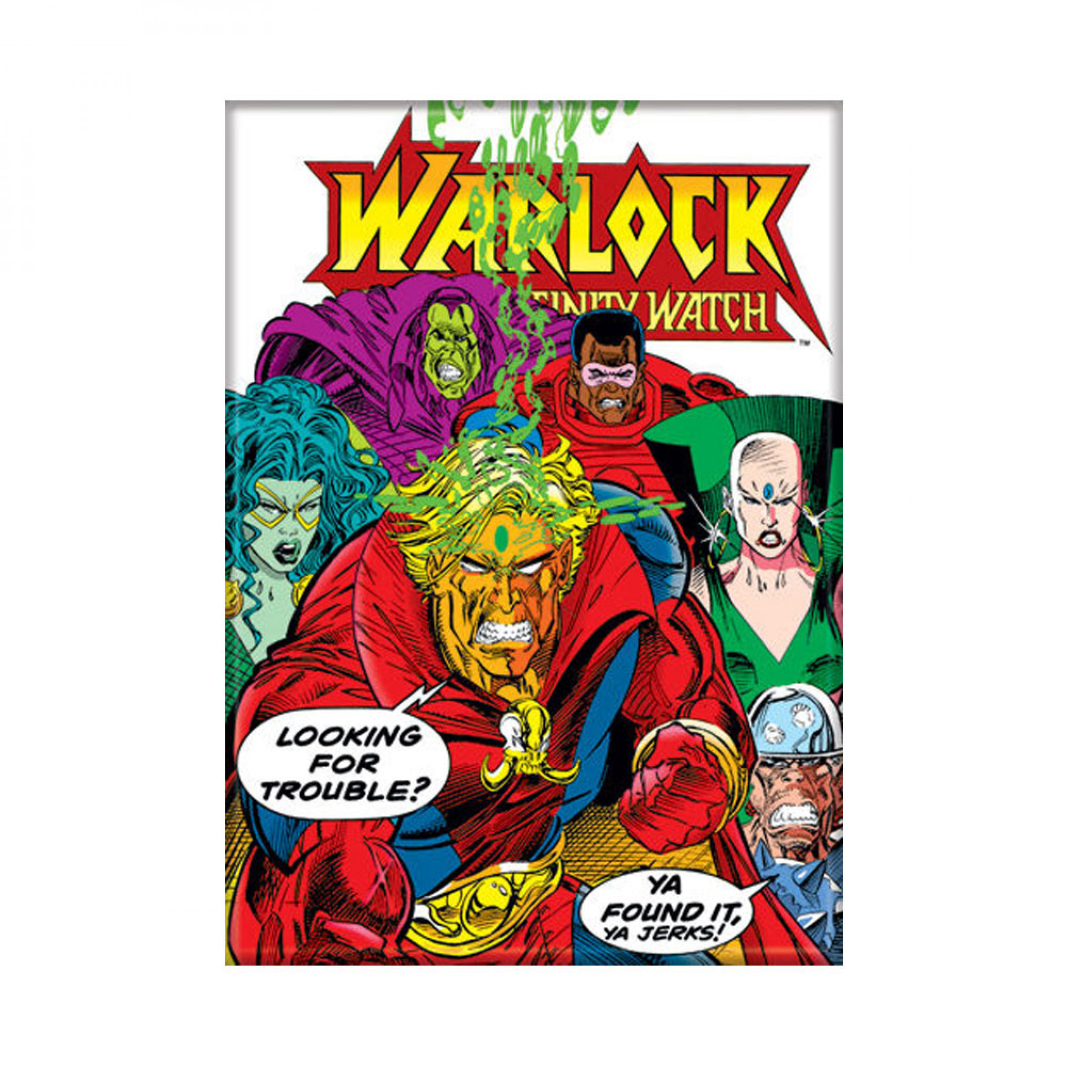 Warlock #27 Comic Cover Magnet, Multi-Color