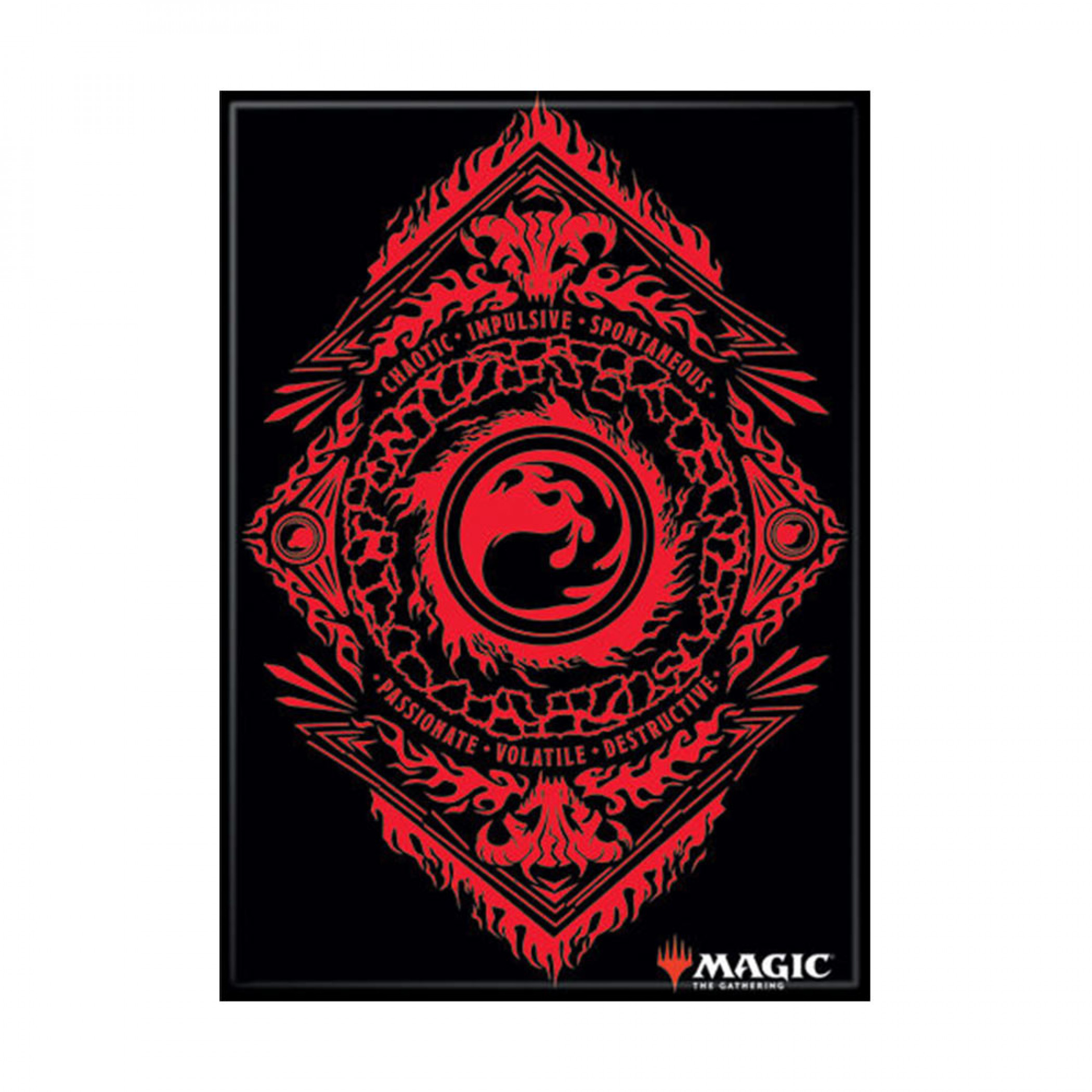 Magic the Gathering Red Mana Symbol Card Magnet, Red