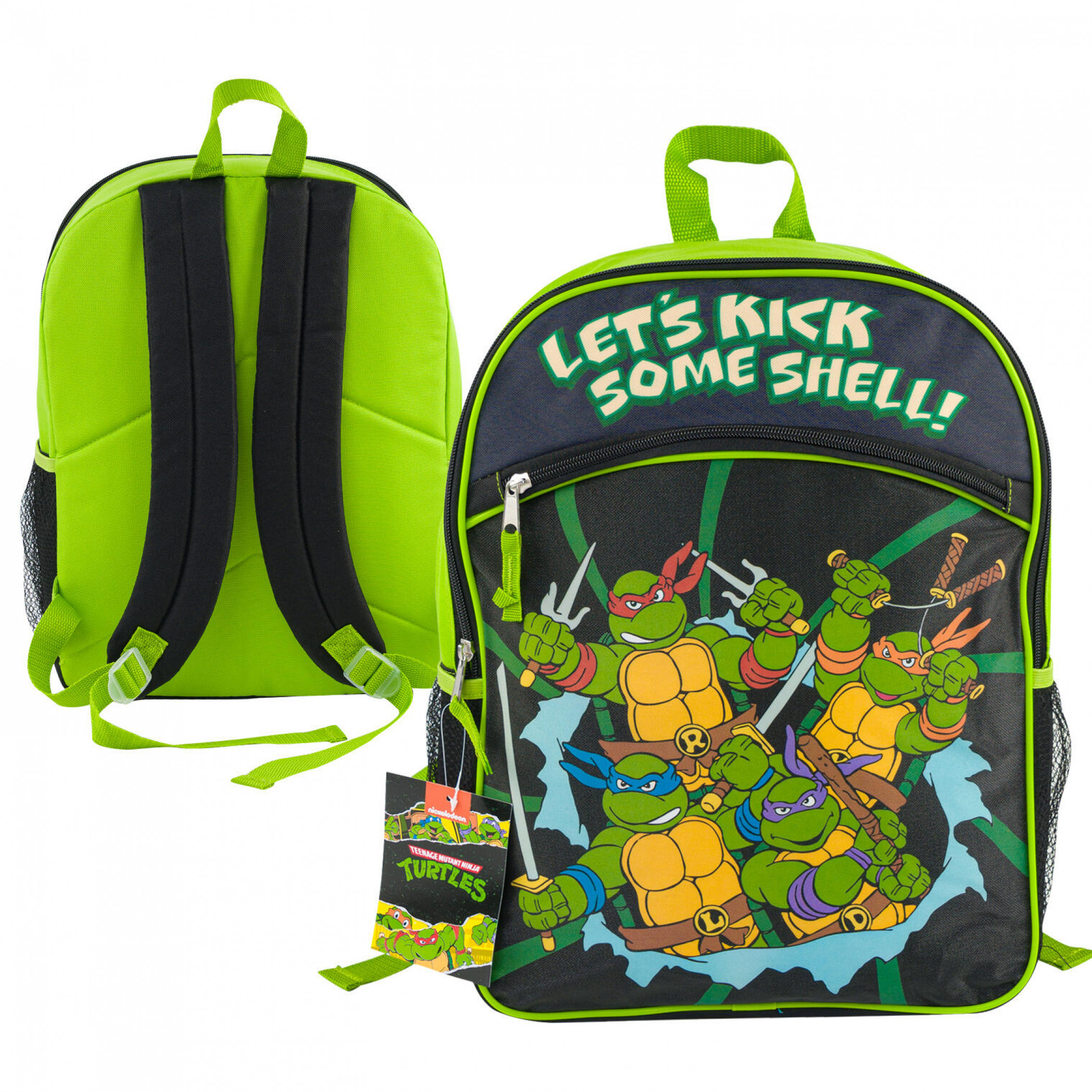Teenage Mutant Ninja Turtles 2 Pocket 16' Backpack, Green