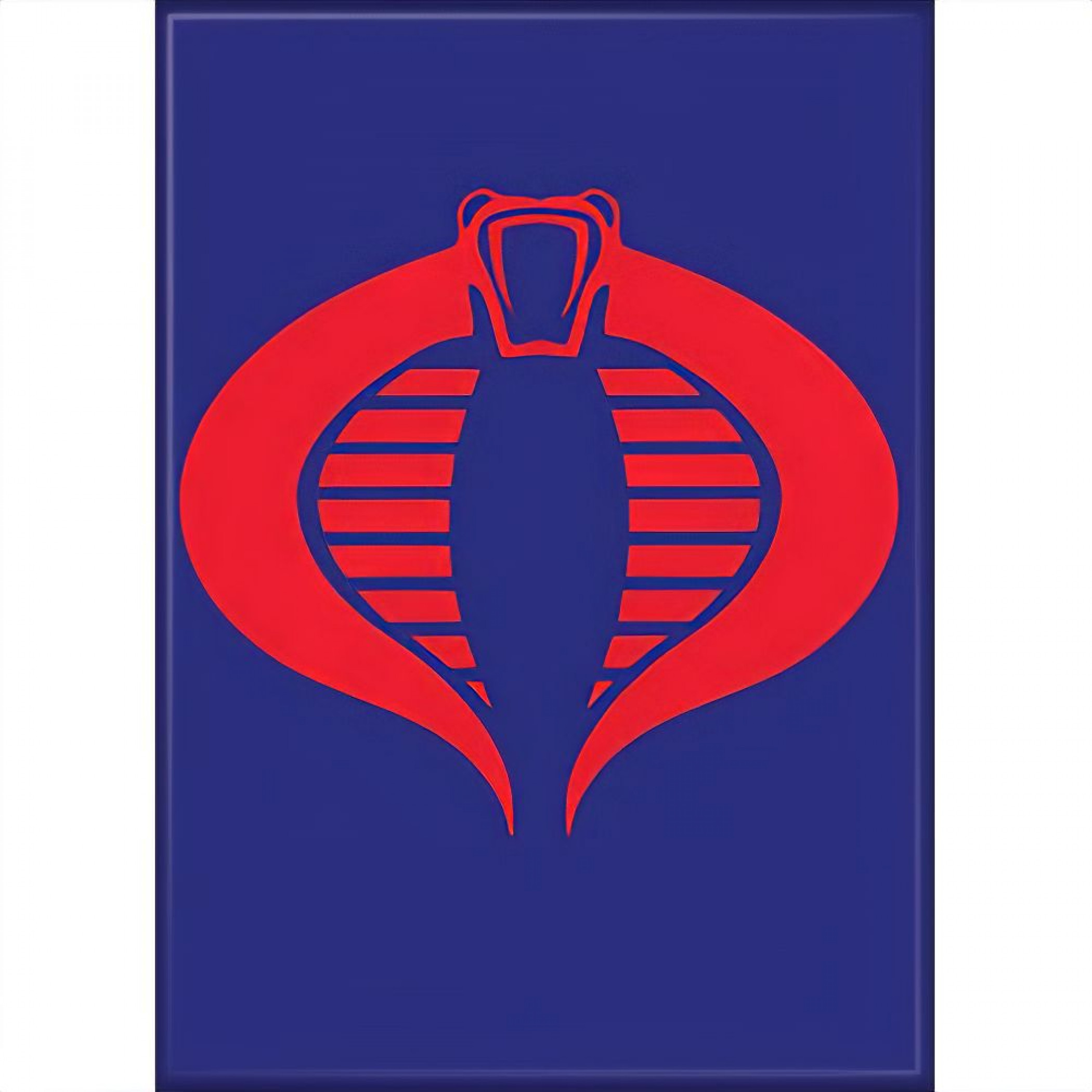 GI Joe Cobra Insignia Magnet, Blue