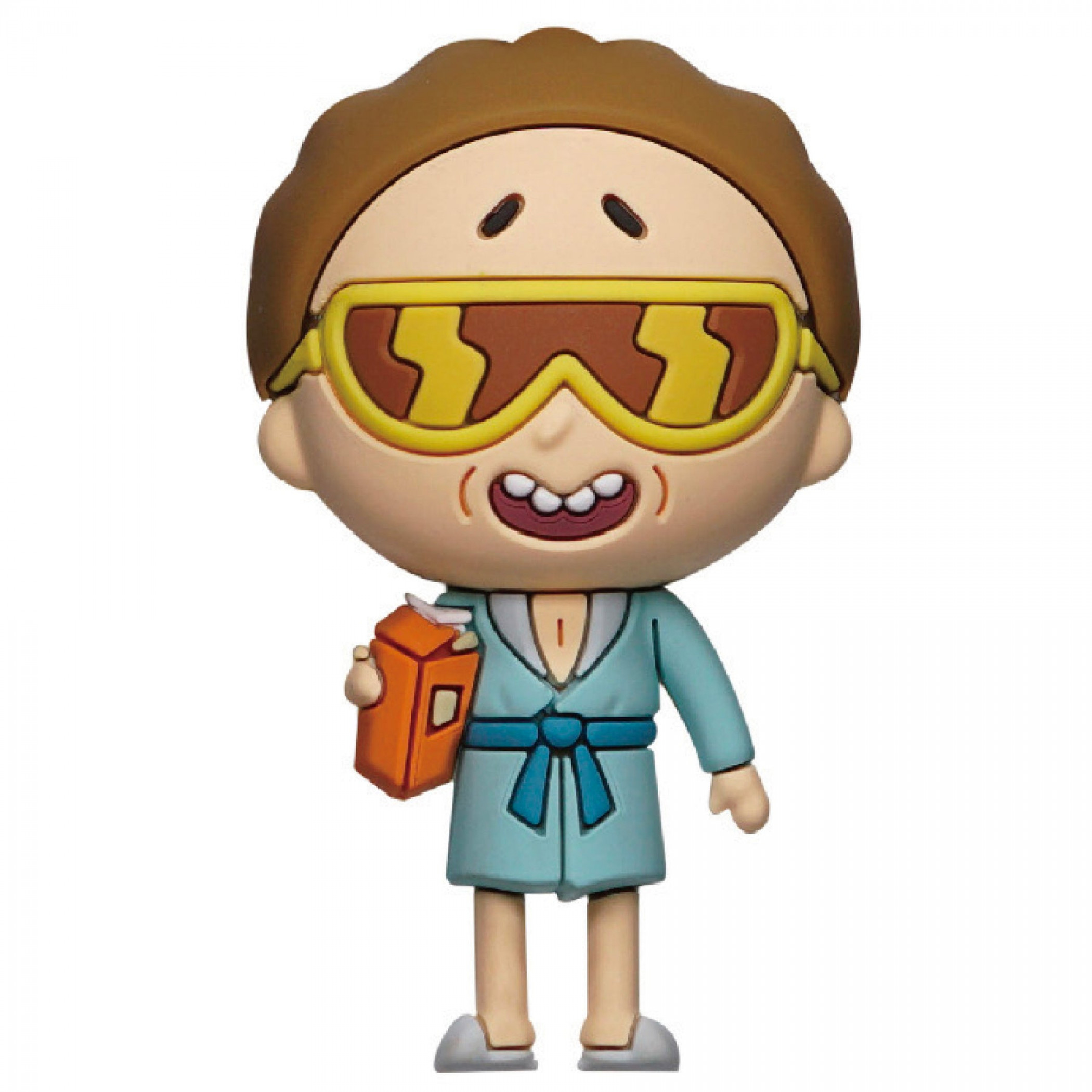 Rick and Morty Summer Vibes 3D Foam Magnet, Multi-Color