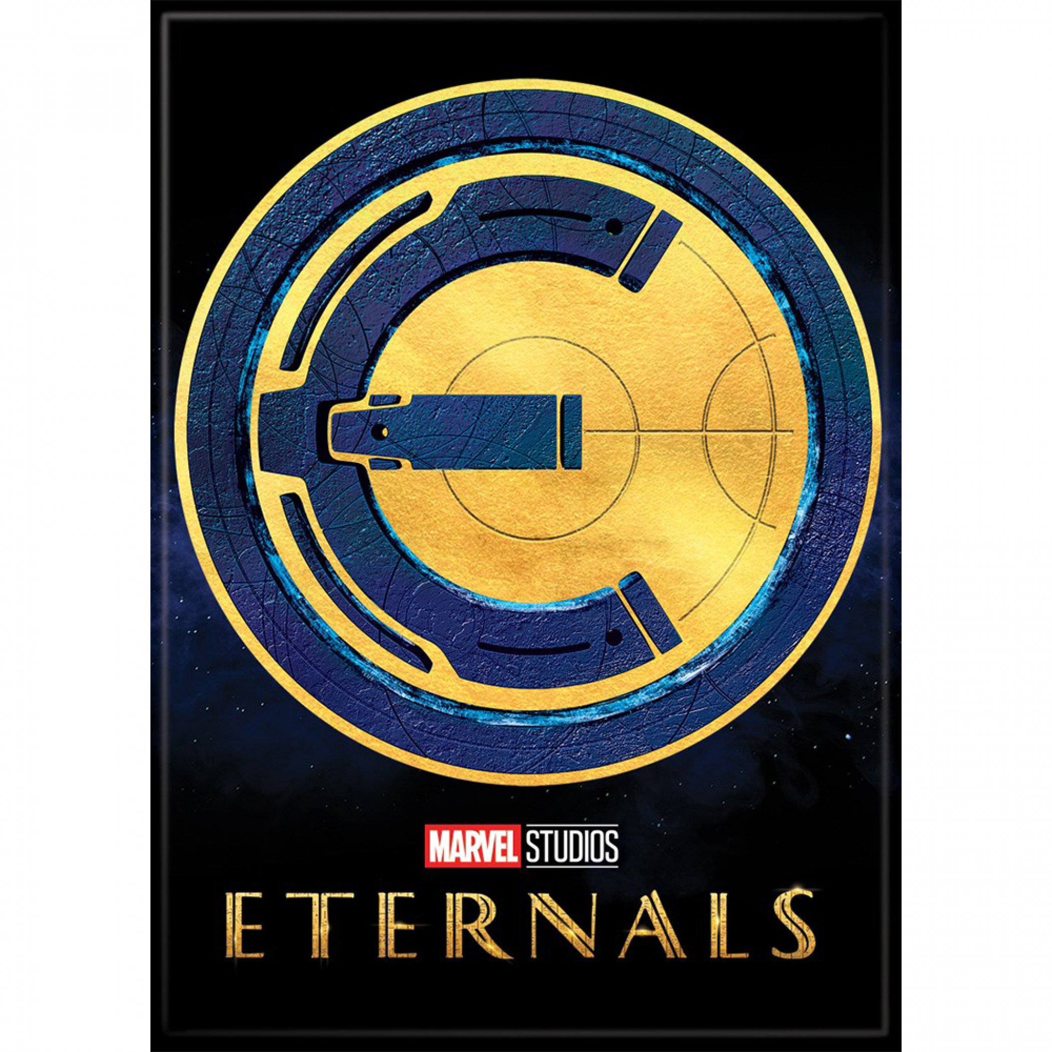 Marvel Comics Eternals E Logo Magnet, Multi-Color