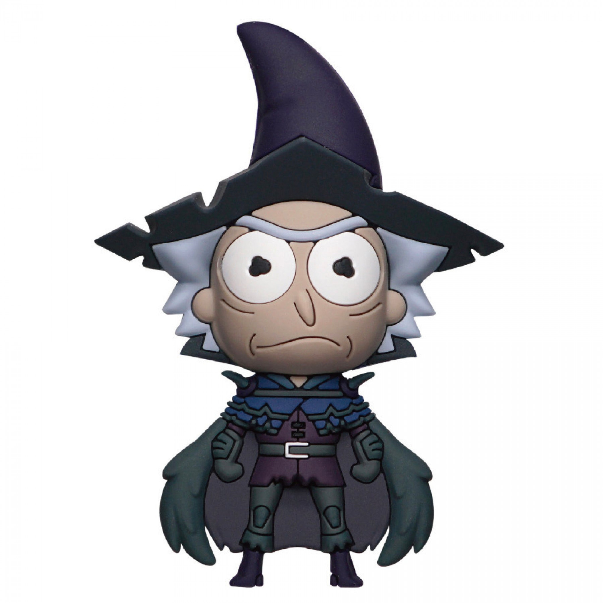 Rick and Morty Samurai Crow 3D Foam Magnet, Multi-Color