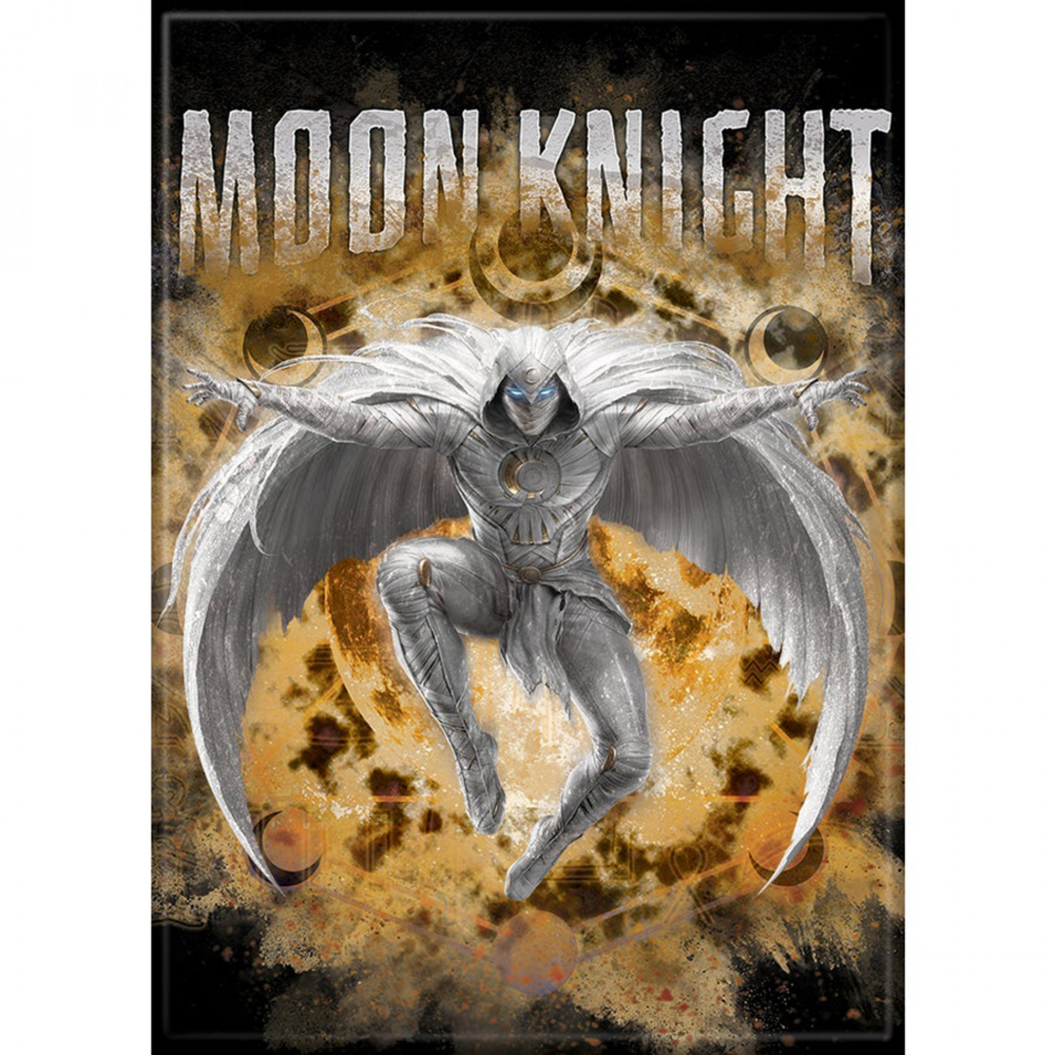 Marvel Studios Moon Knight Jumping Pose Magnet, Multi-Color