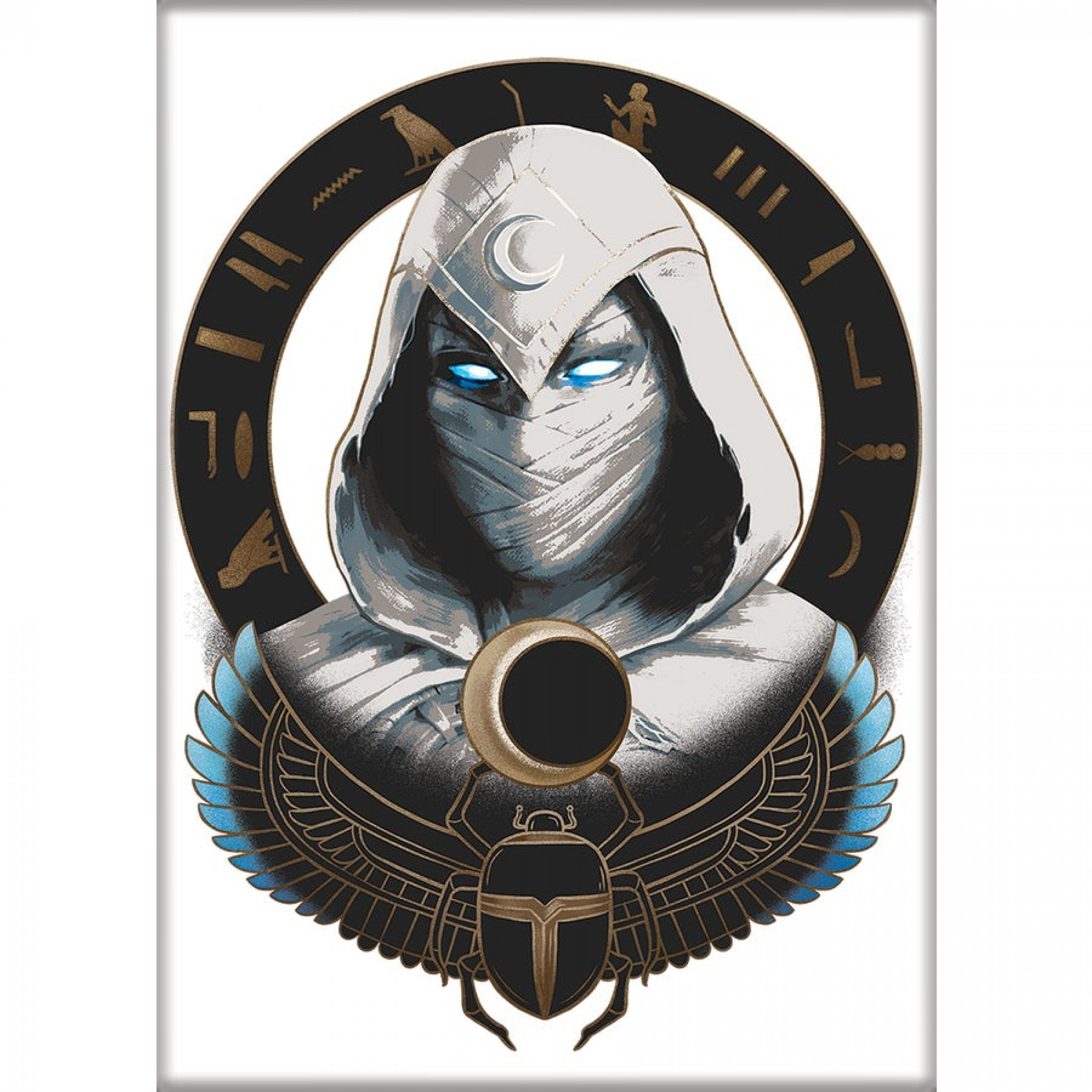 Marvel Studios Moon Knight Egyptian Bust Magnet, Multi-Color