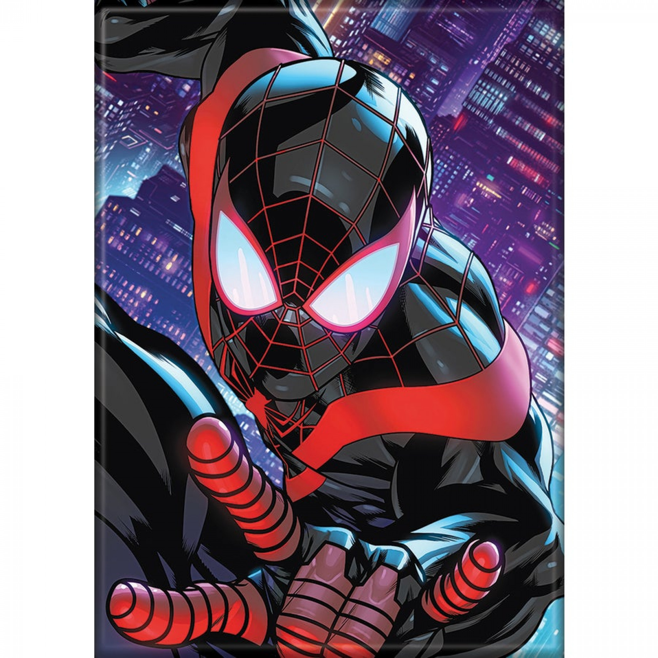 Marvel Miles Morales Spider-Man Magnet, Multi-Color