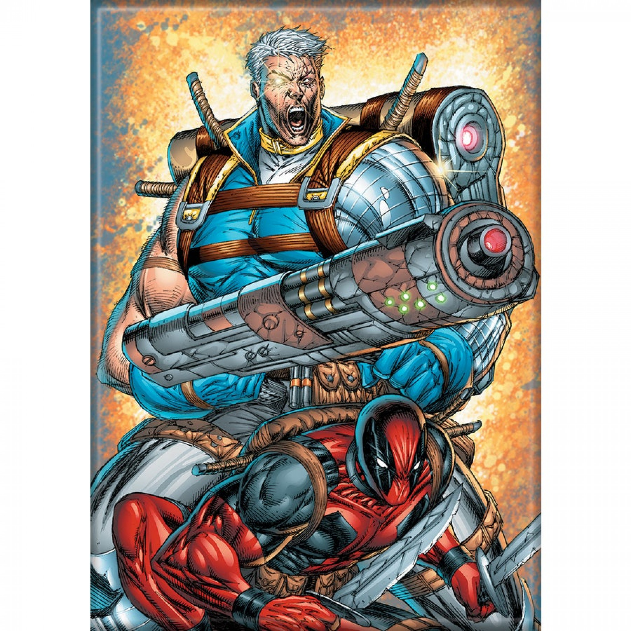 Cable and Deadpool #1 Liefeld Variant Magnet, Multi-Color