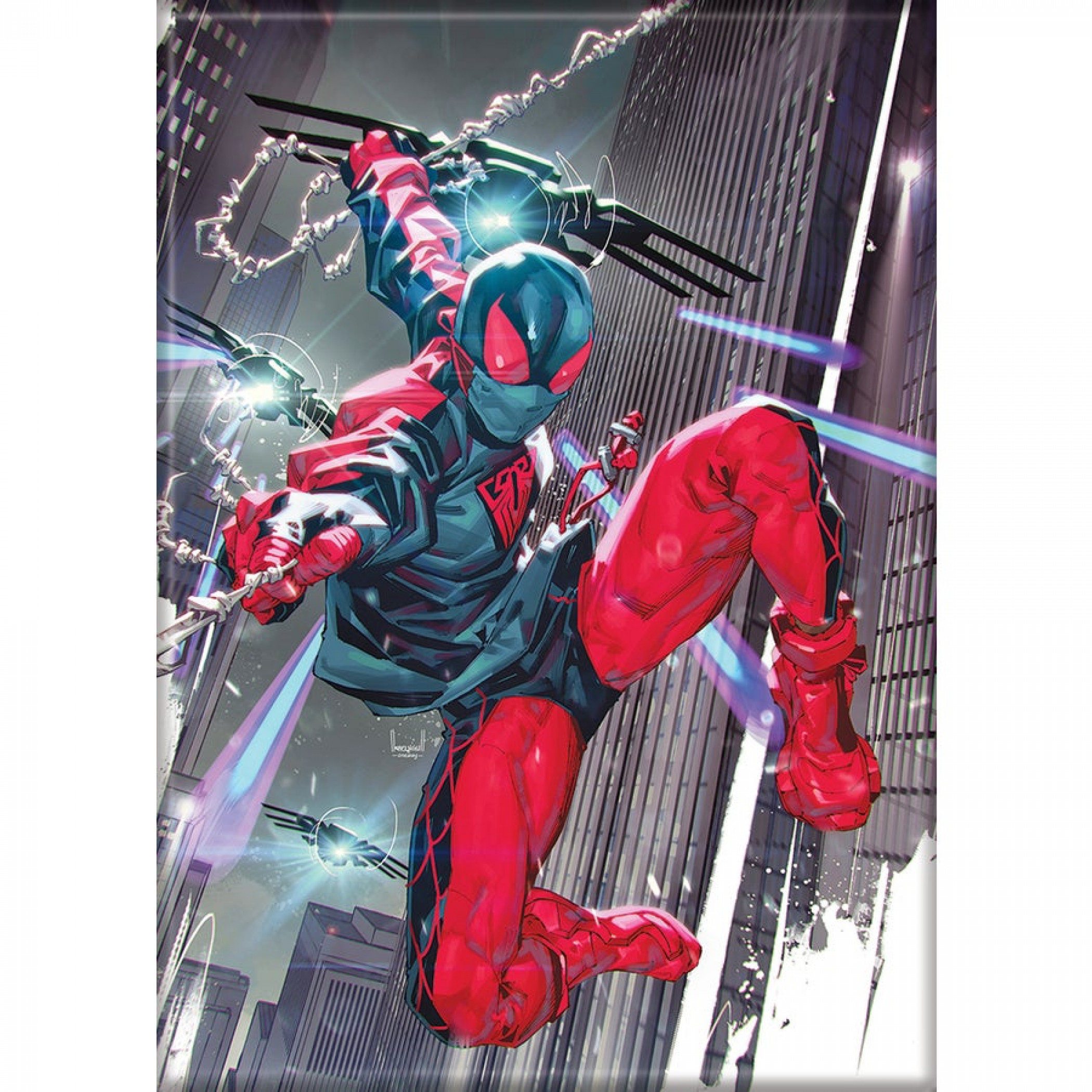 Miles Morales Spider-Man #37 Kael Ngu Magnet, Multi-Color