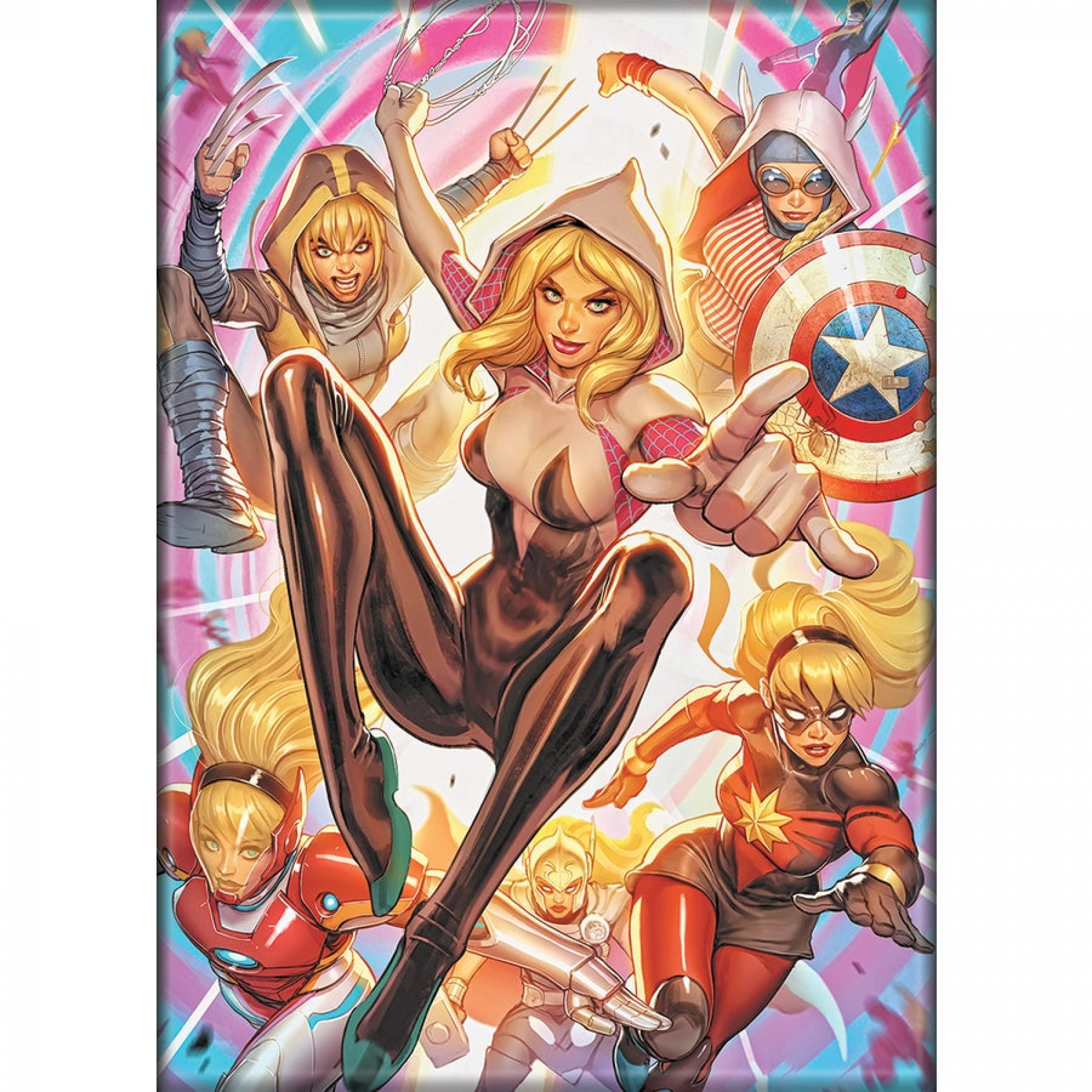 Spider-Gwen Gwenverse #5 Nakayama Magnet, Multi-Color