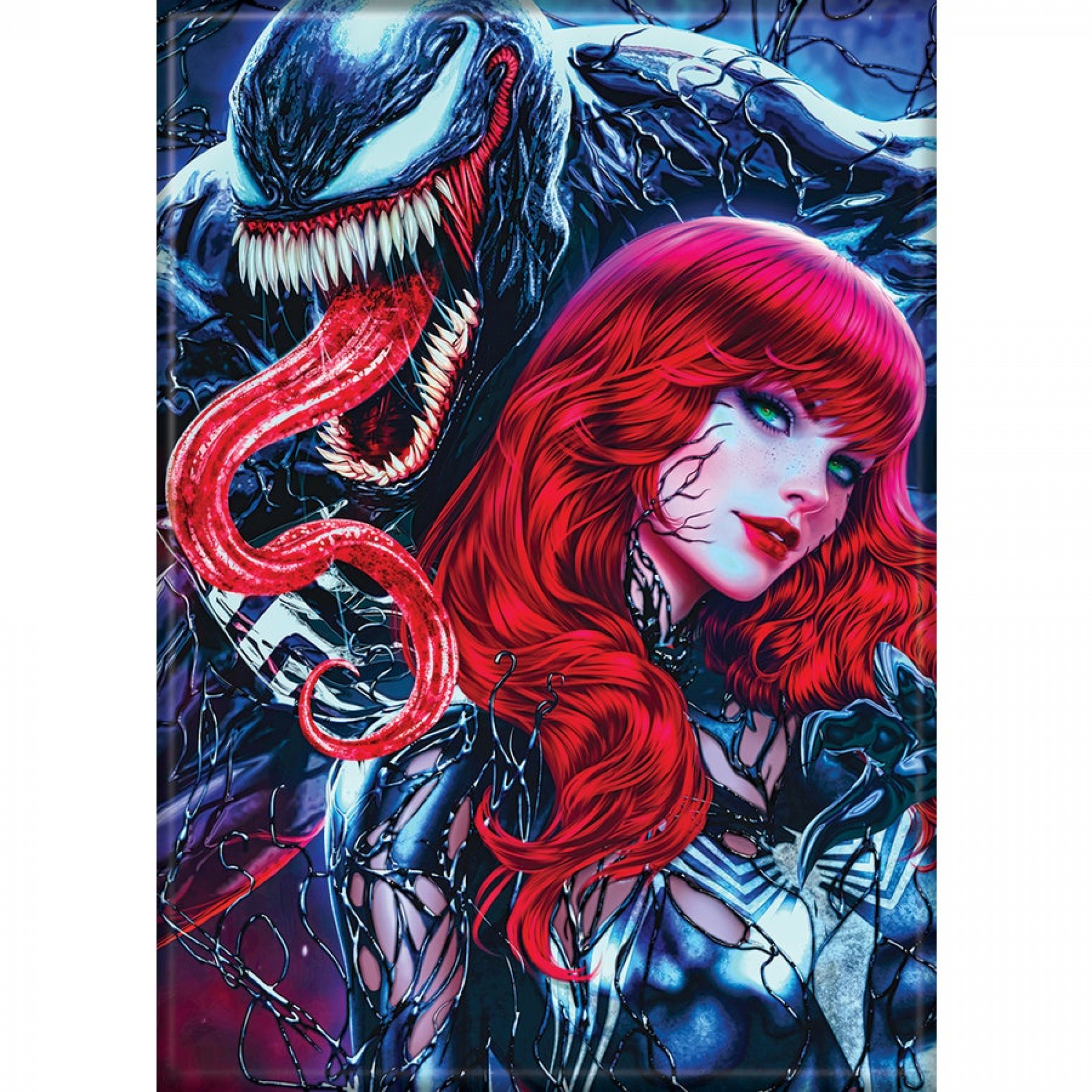 Amazing Spider-Man #28 Diaz Venom and MJ Magnet, Multi-Color