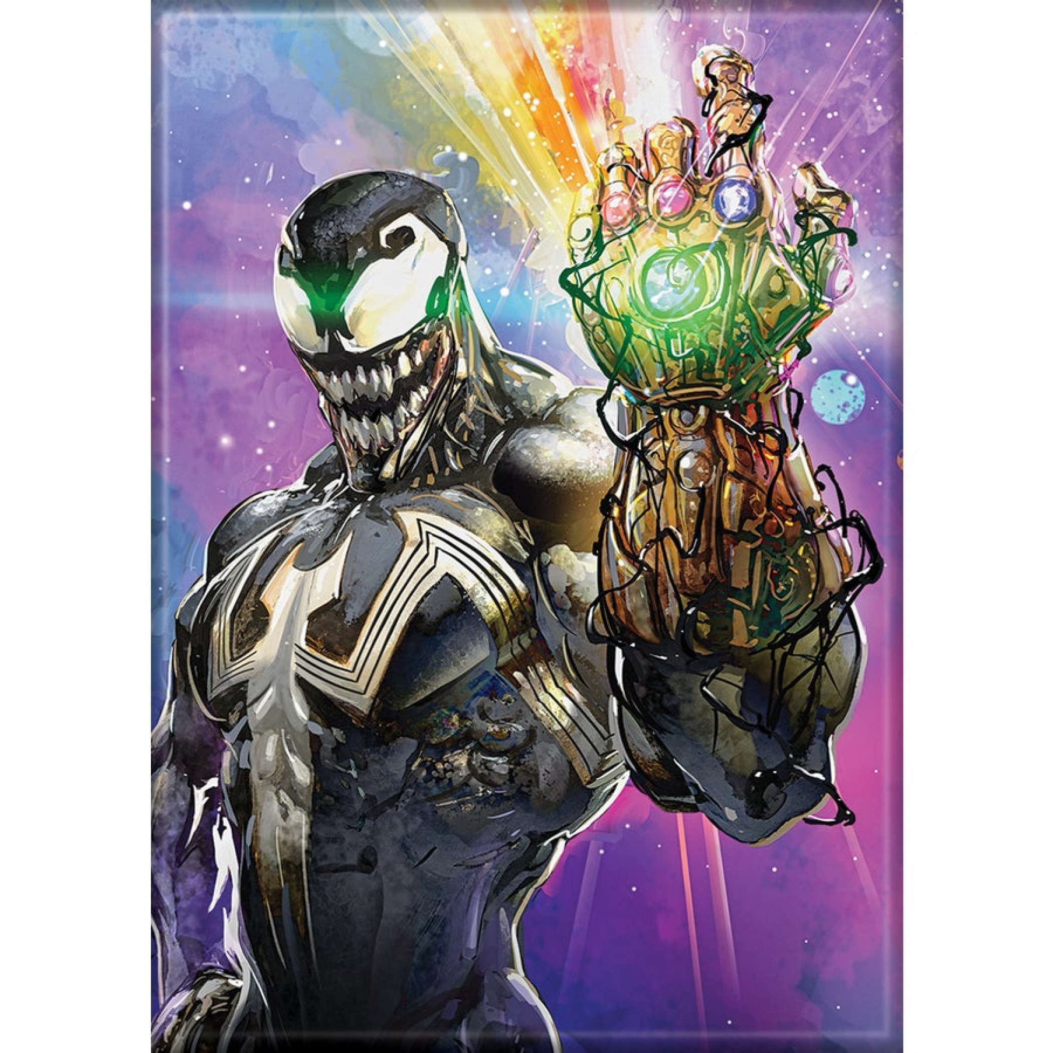 Marvel Venom #7 Crain Infinity Gauntlet Magnet, Multi-Color