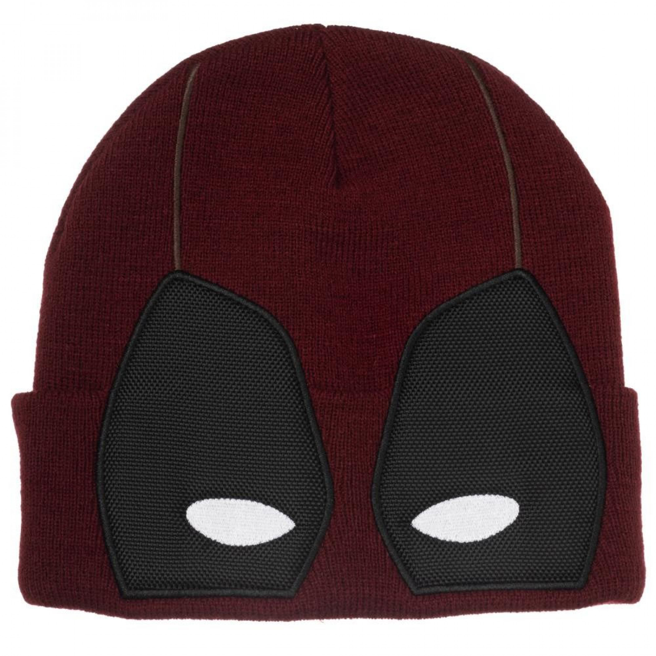 Deadpool Big Face Beanie, Red