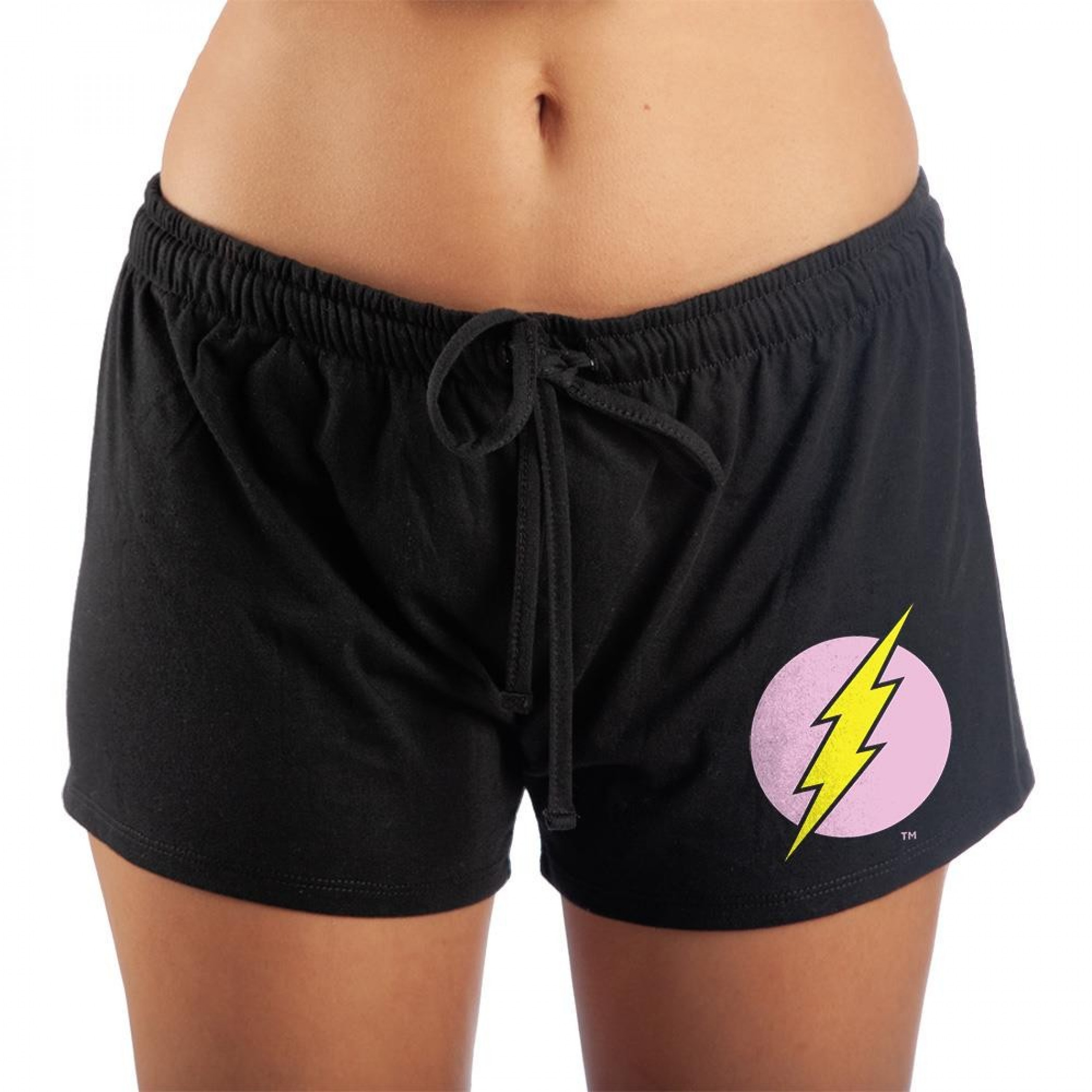 The Flash Women's Sleep Shorts, Black