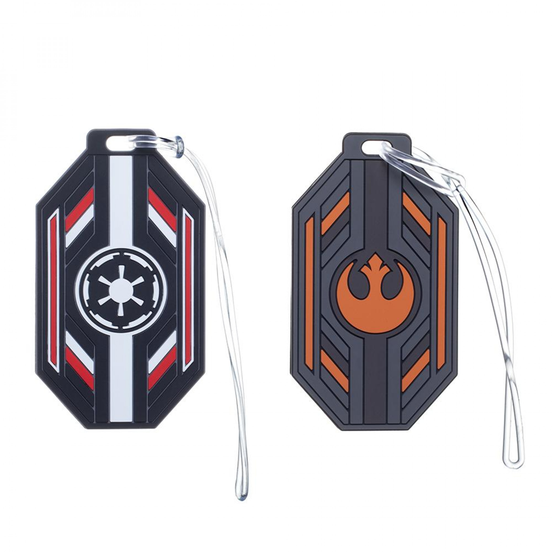 Star Wars Rebel and Empire Set of 2 Luggage Tags, Black