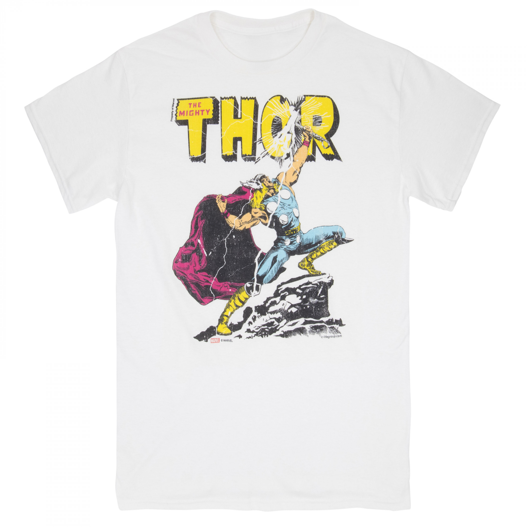 The Mighty Thor Vintage T-Shirt, White