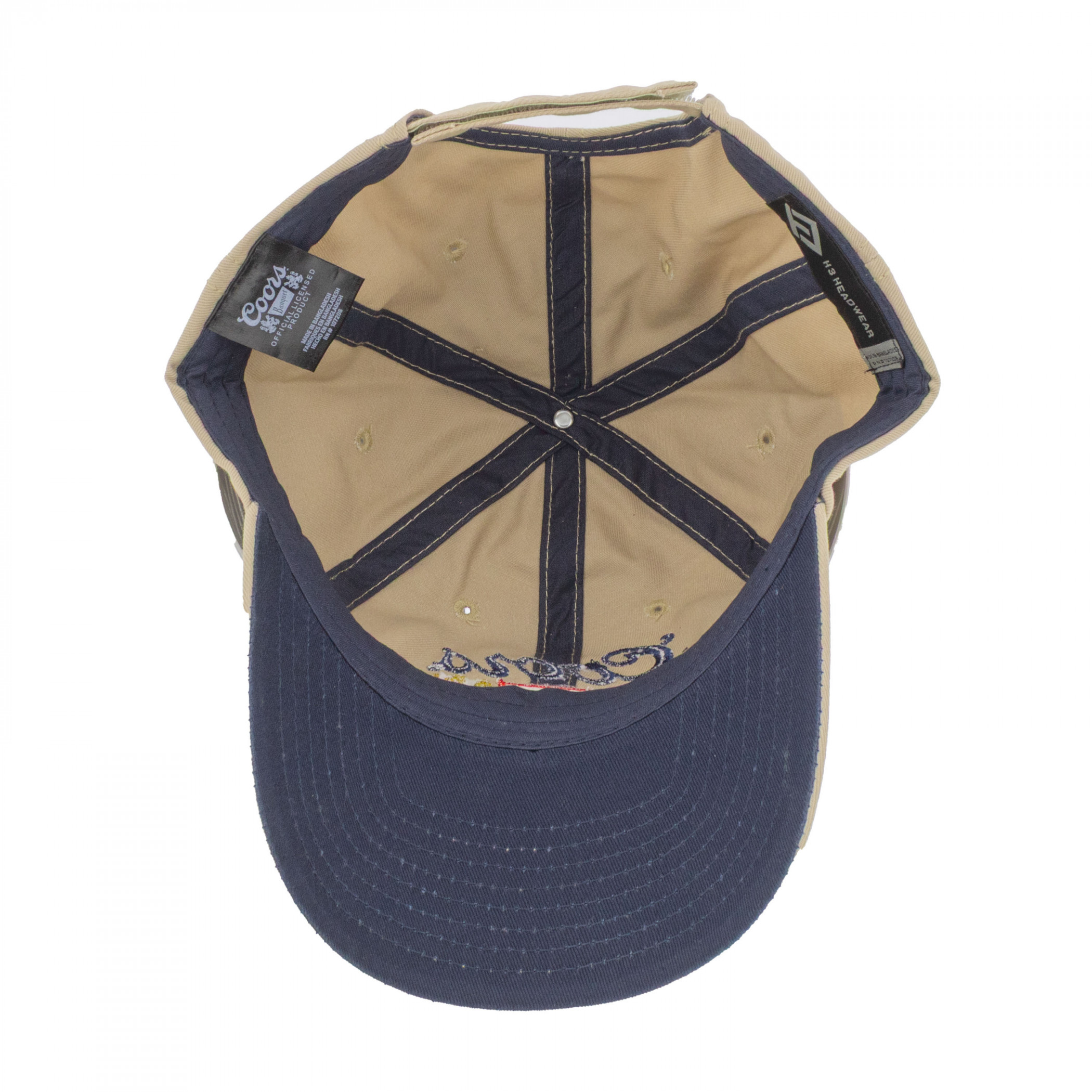 Coors Banquet Beer Logo Adjustable Khaki Hat