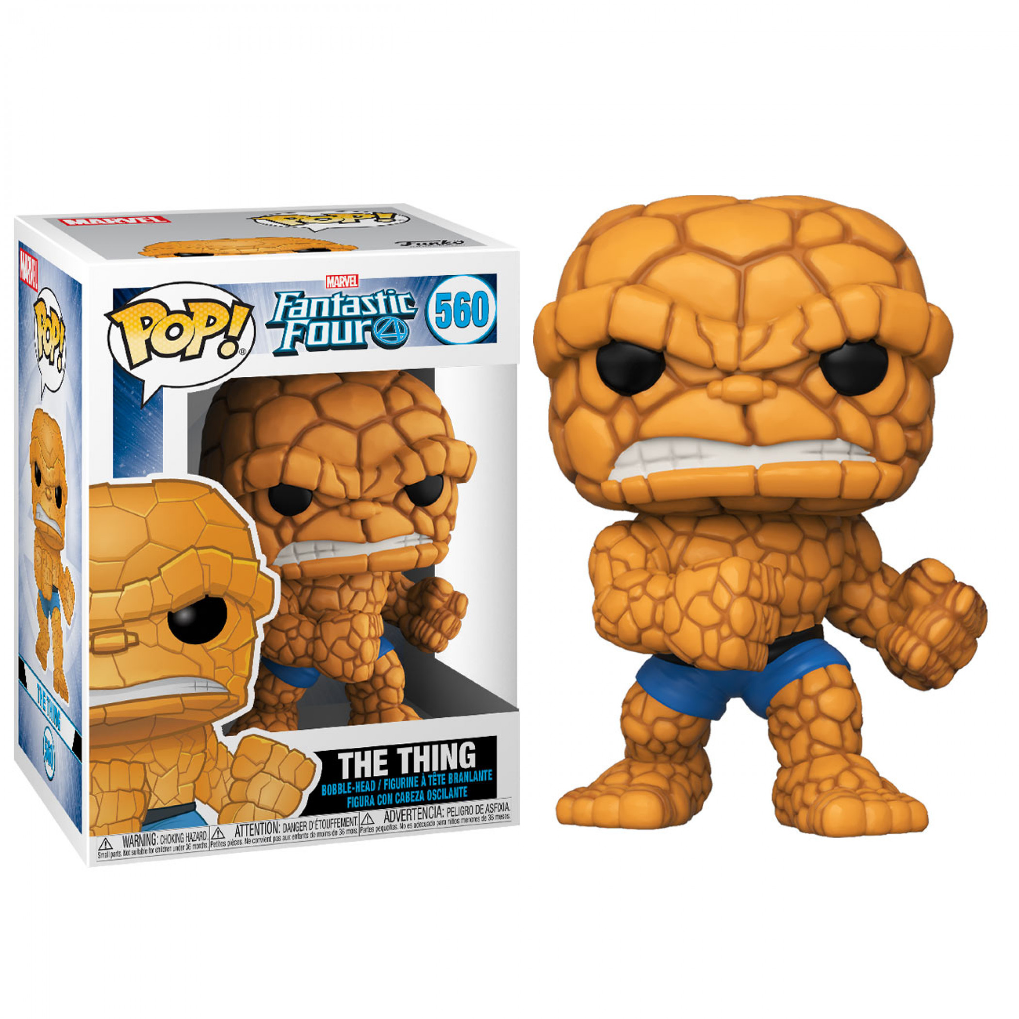 Funko Pop! Marvel: Fantastic Four - The Thing, Blue