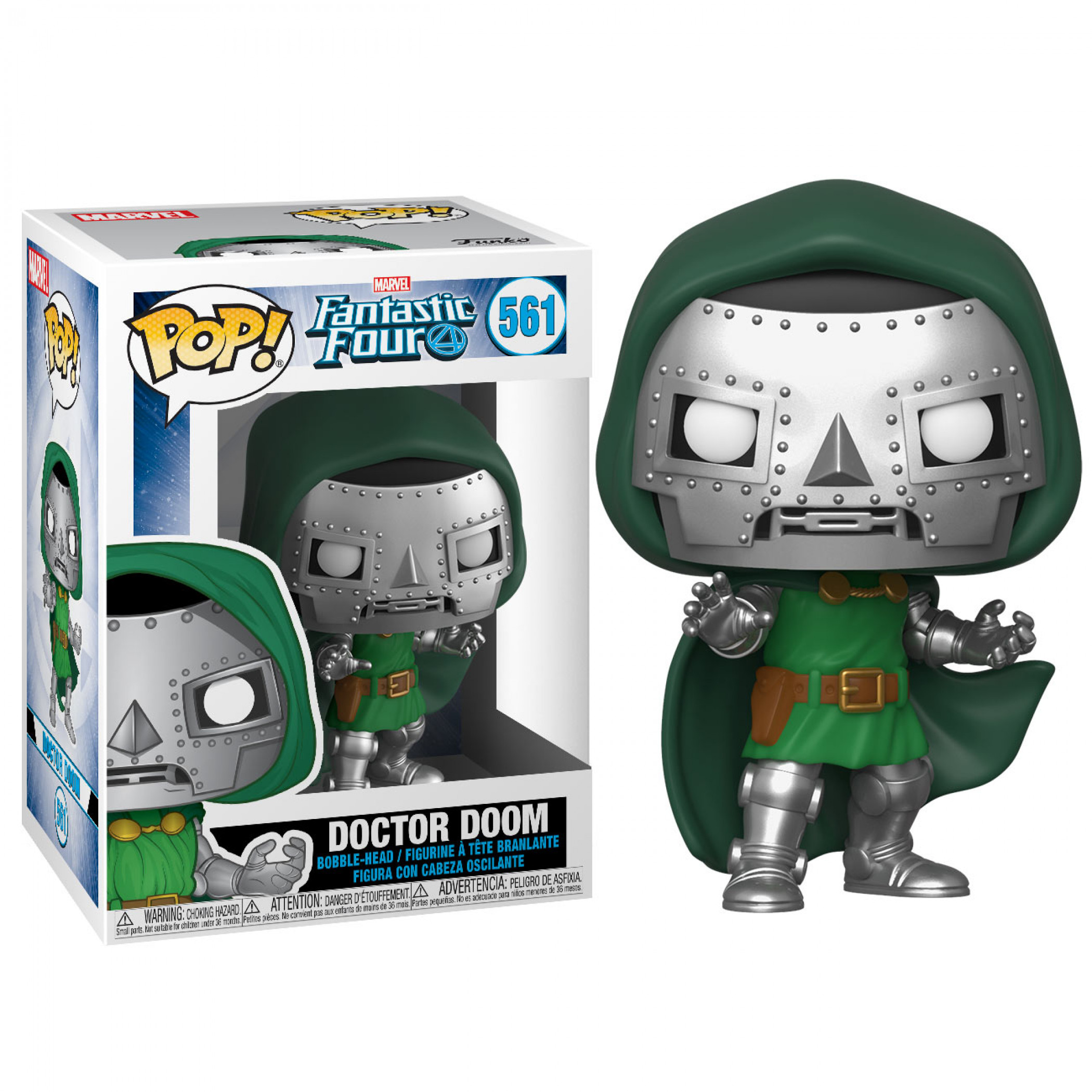 Pop! Marvel: Fantastic Four - Doctor Doom, Green