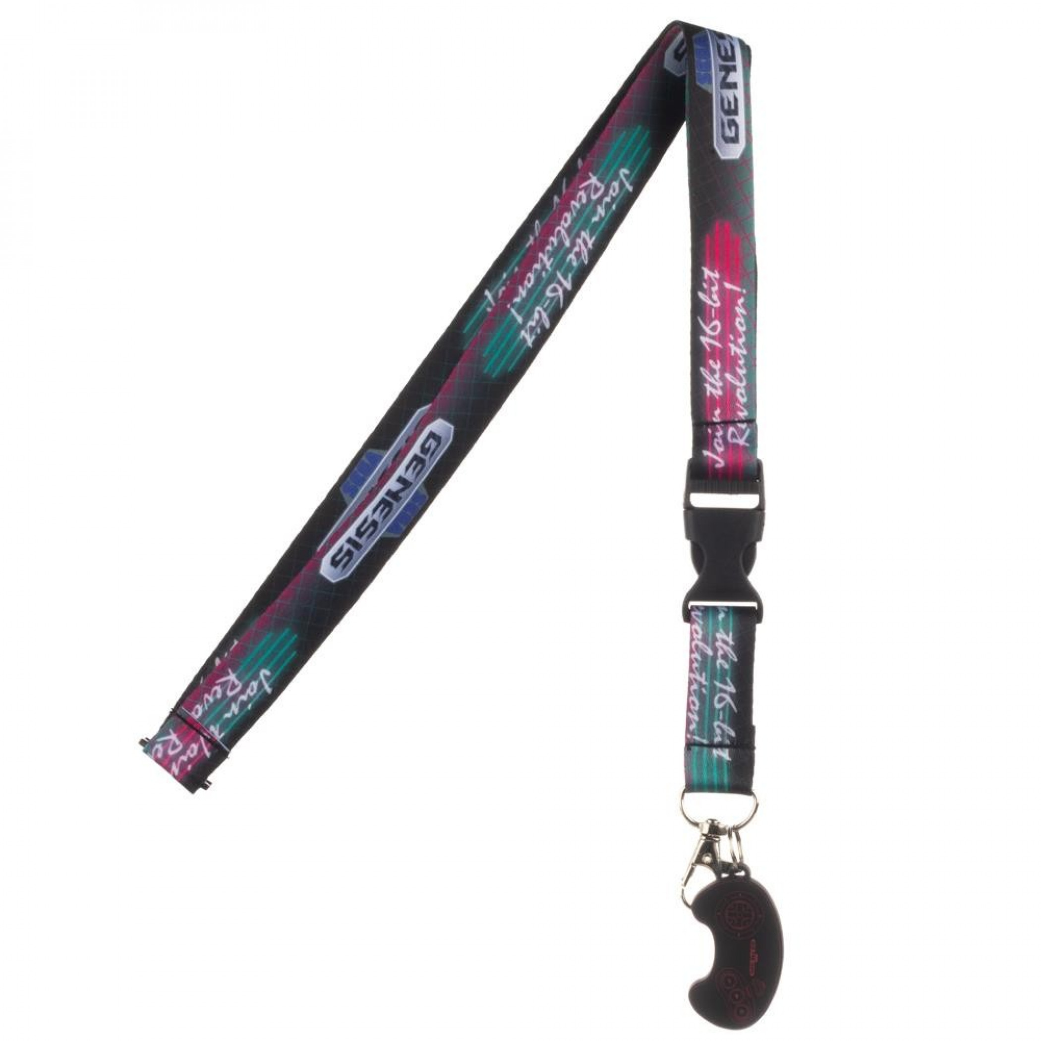 SEGA Genesis Vintage Lanyard, Black