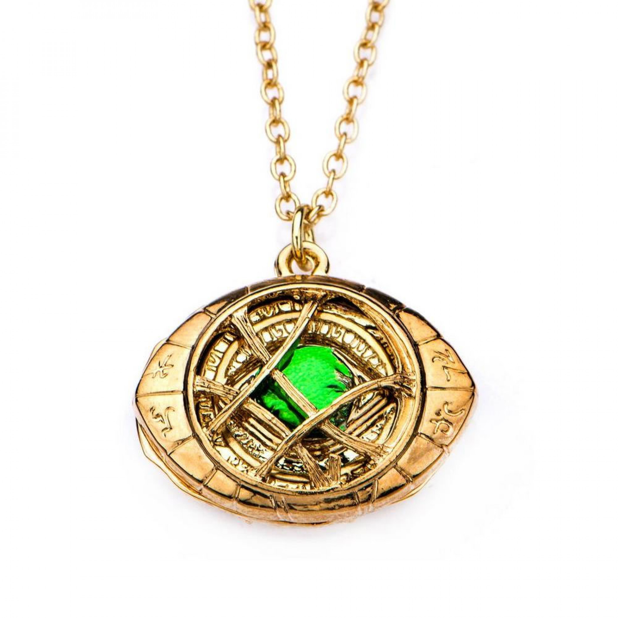 Doctor Strange Eye of Agamotto Pendant, Gold