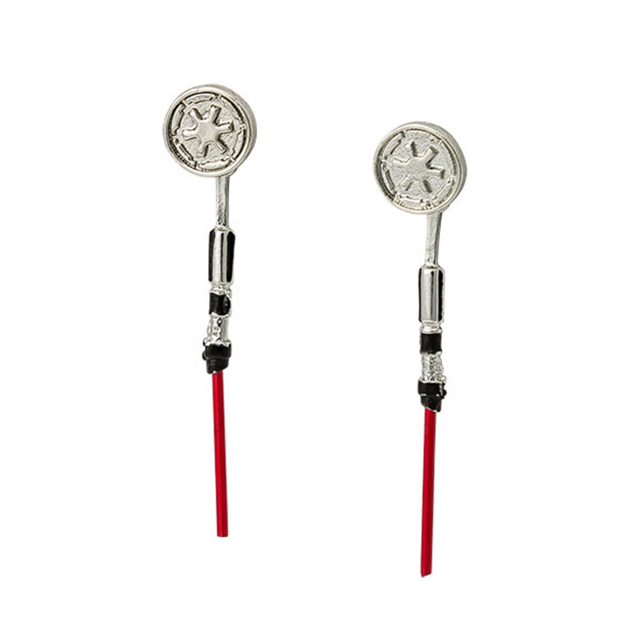 Star Wars Darth Vader's Lightsaber Empire Earrings, Red