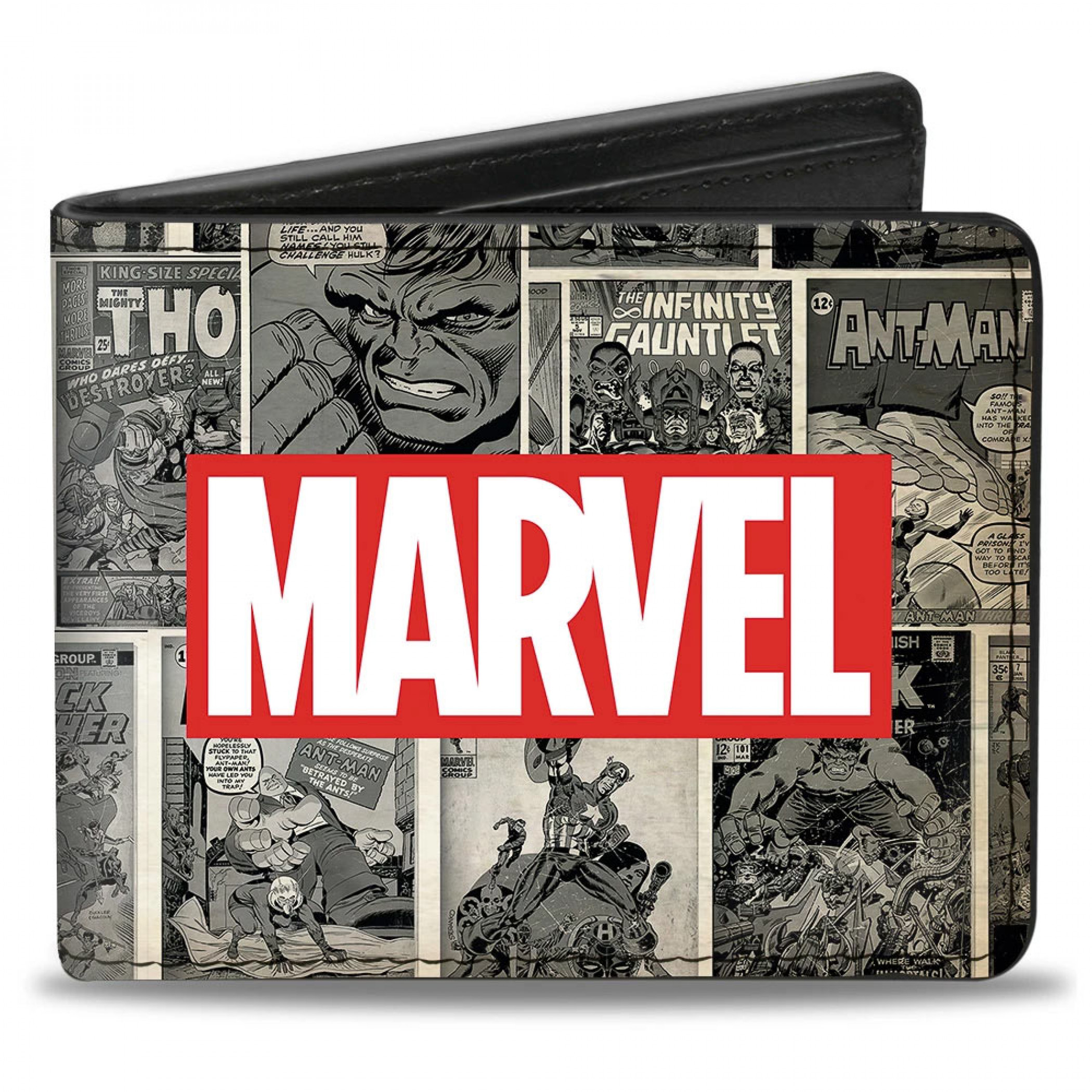 Marvel Comic Panels Wallet, Grey