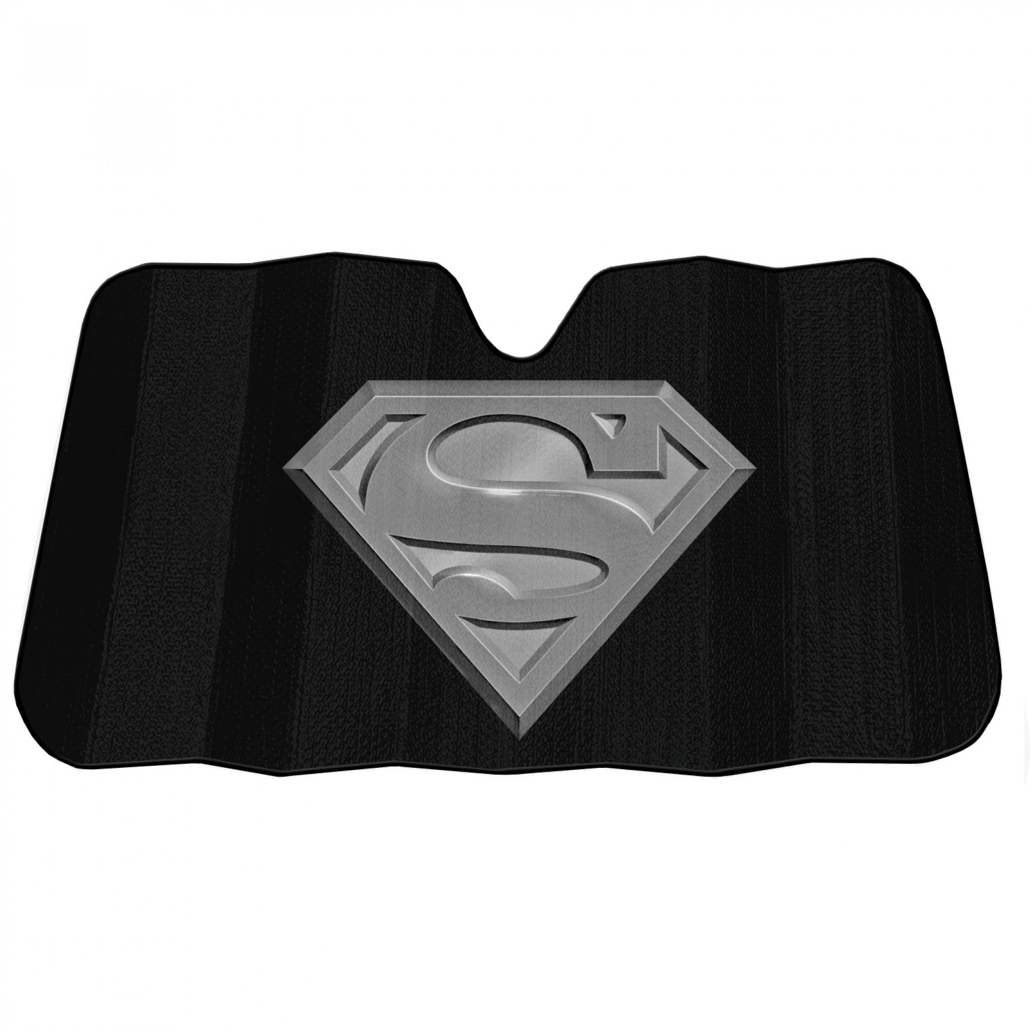 Superman Windshield Car Visor Sunshade, Black