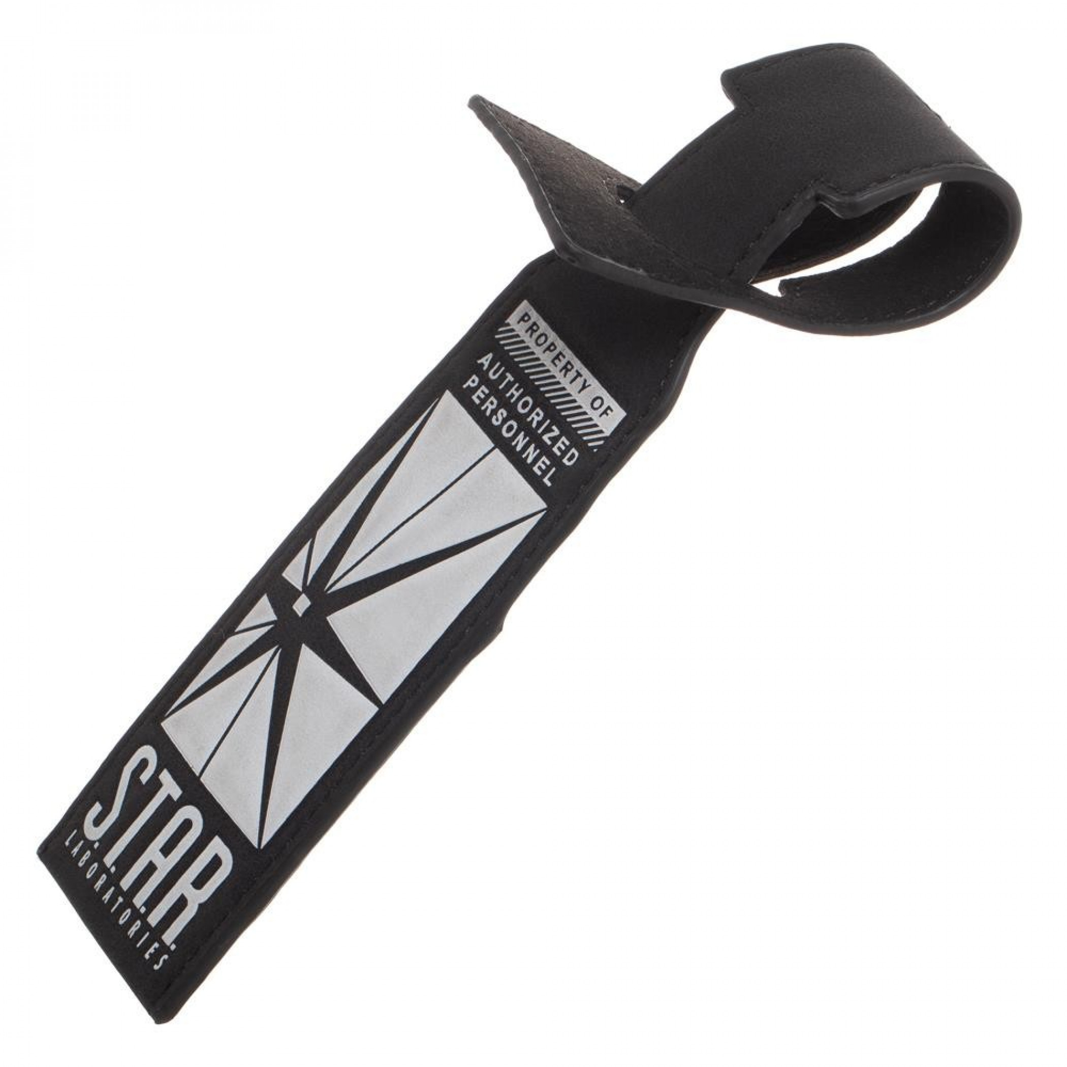 Flash TV Star Laboratories Strap Style Luggage Tag, Black