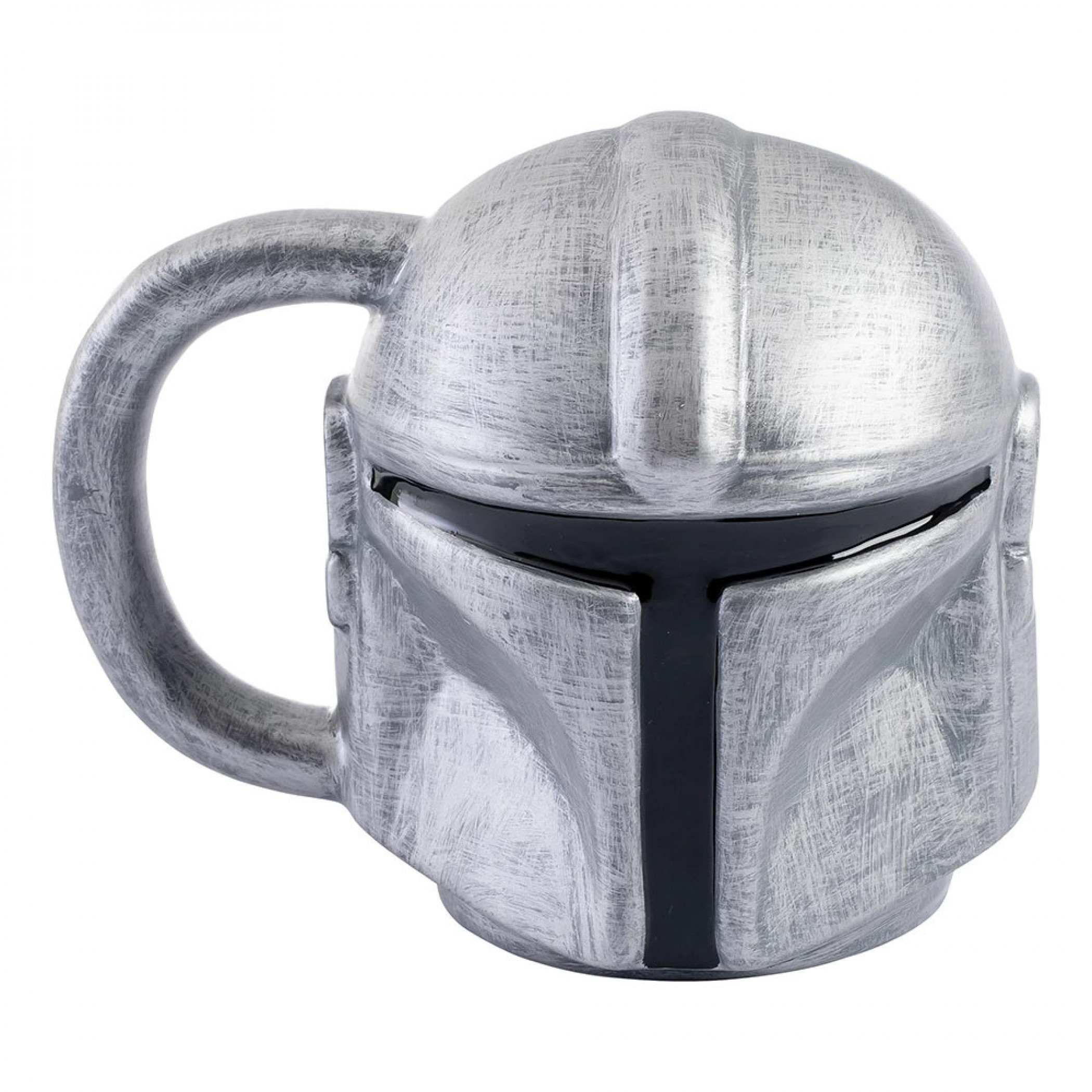 Star Wars The Mandalorian Helmet 20 oz. Premium Sculpted Ceramic Mug, Silver