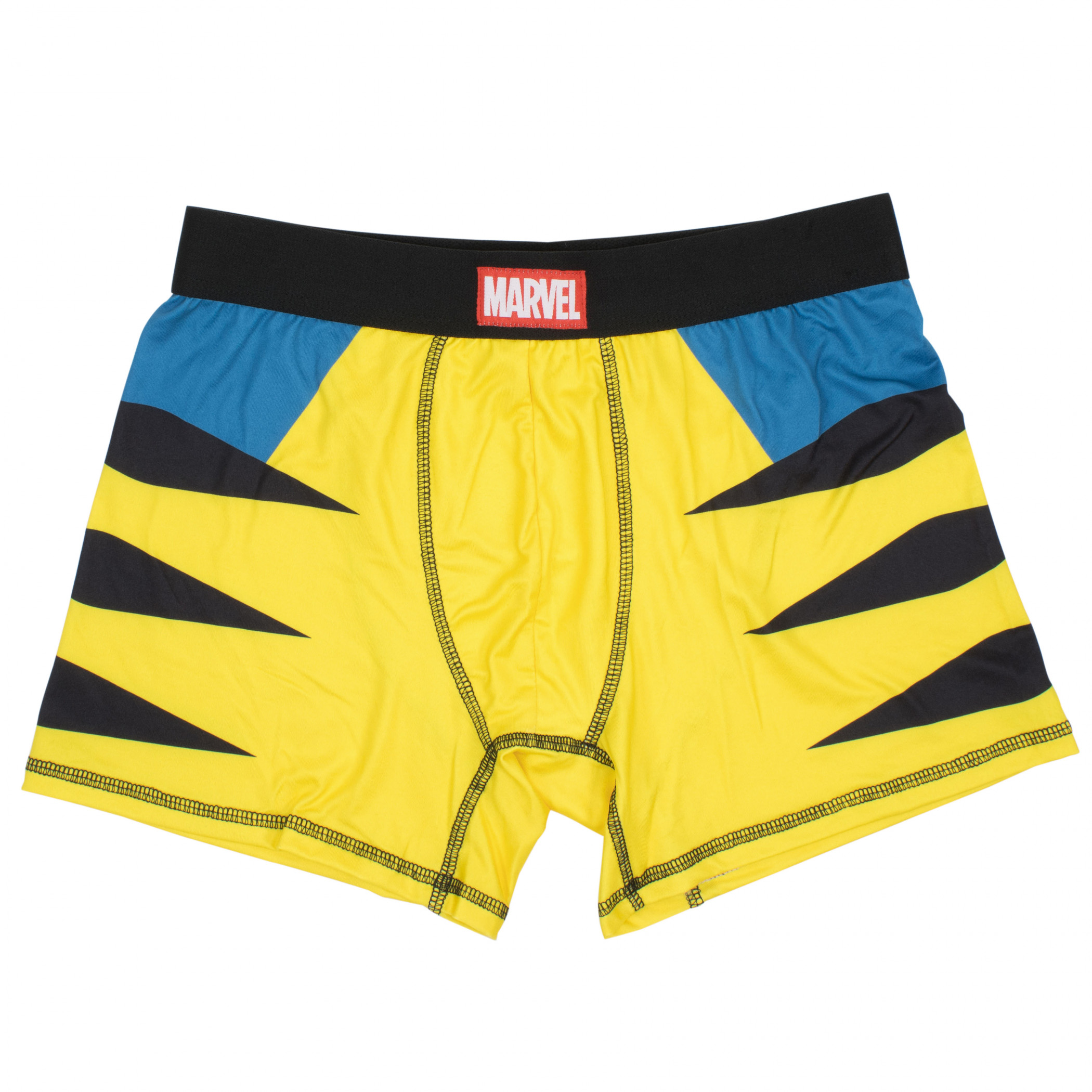 Wolverine Costume Men's Underwear Boxer Briefs, Yellow