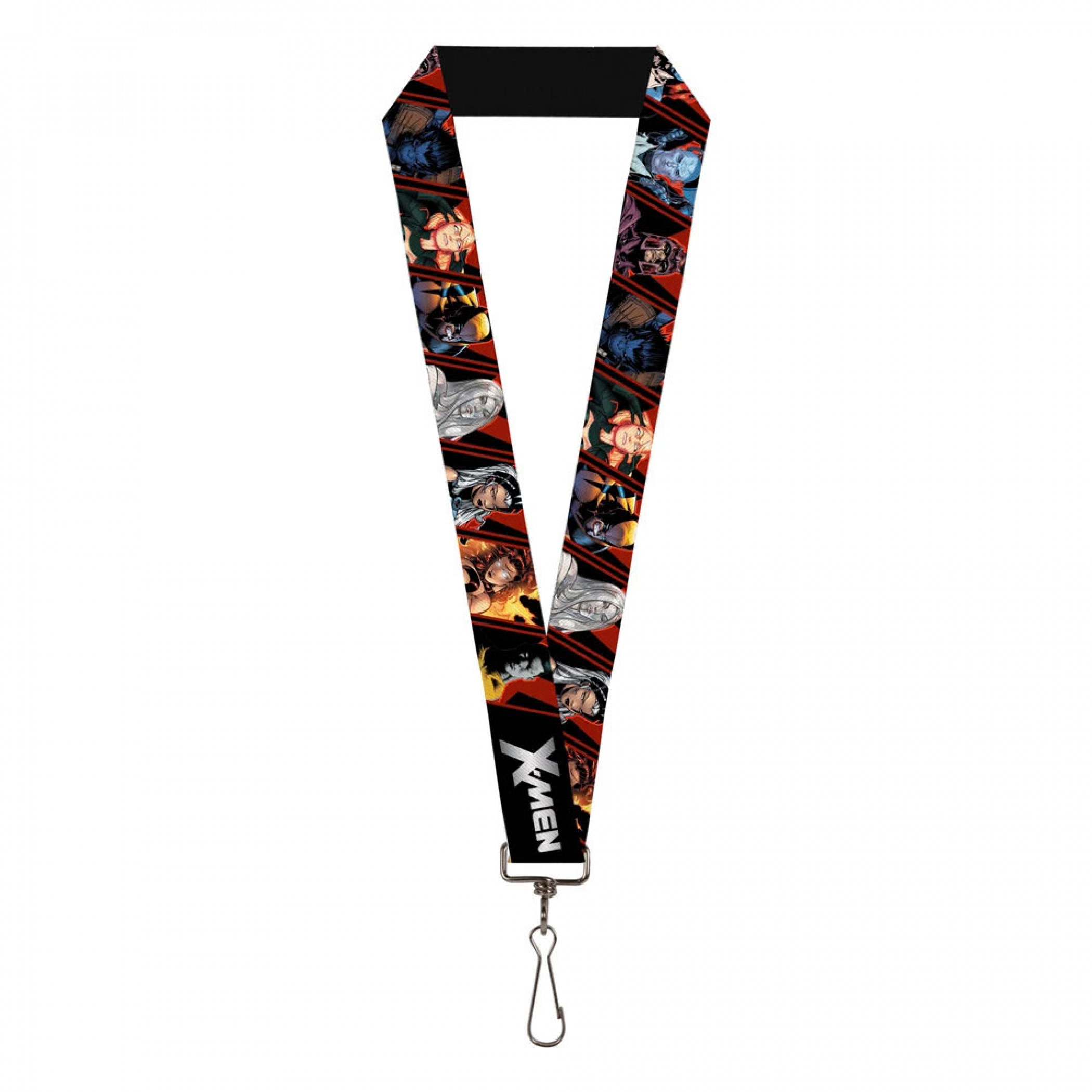 X-Men Characters Lanyard, Black