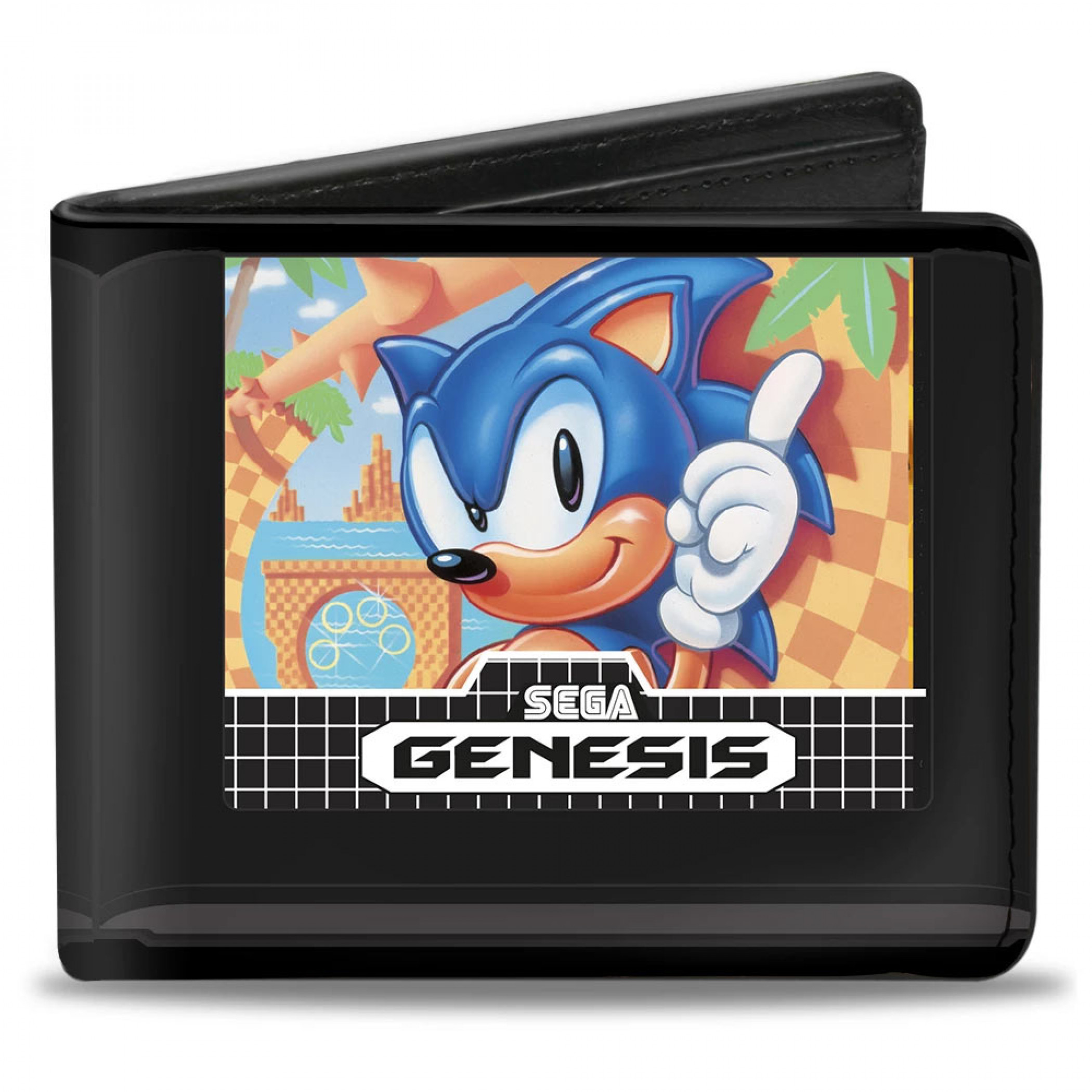 Sega Genesis Sonic Cartridge Wallet, Black