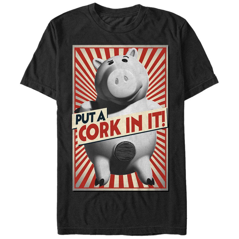 Disney Pixar Toy Story 1-3 Cork It Black T-Shirt