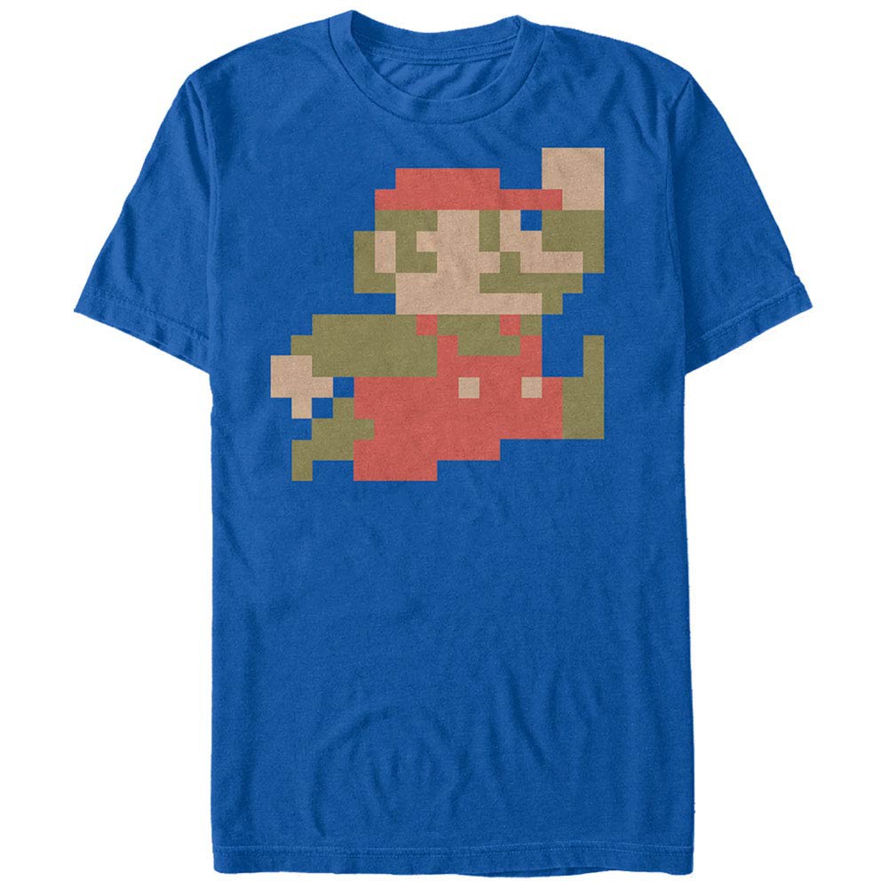 Nintendo Big Little M Blue T-Shirt, Blue