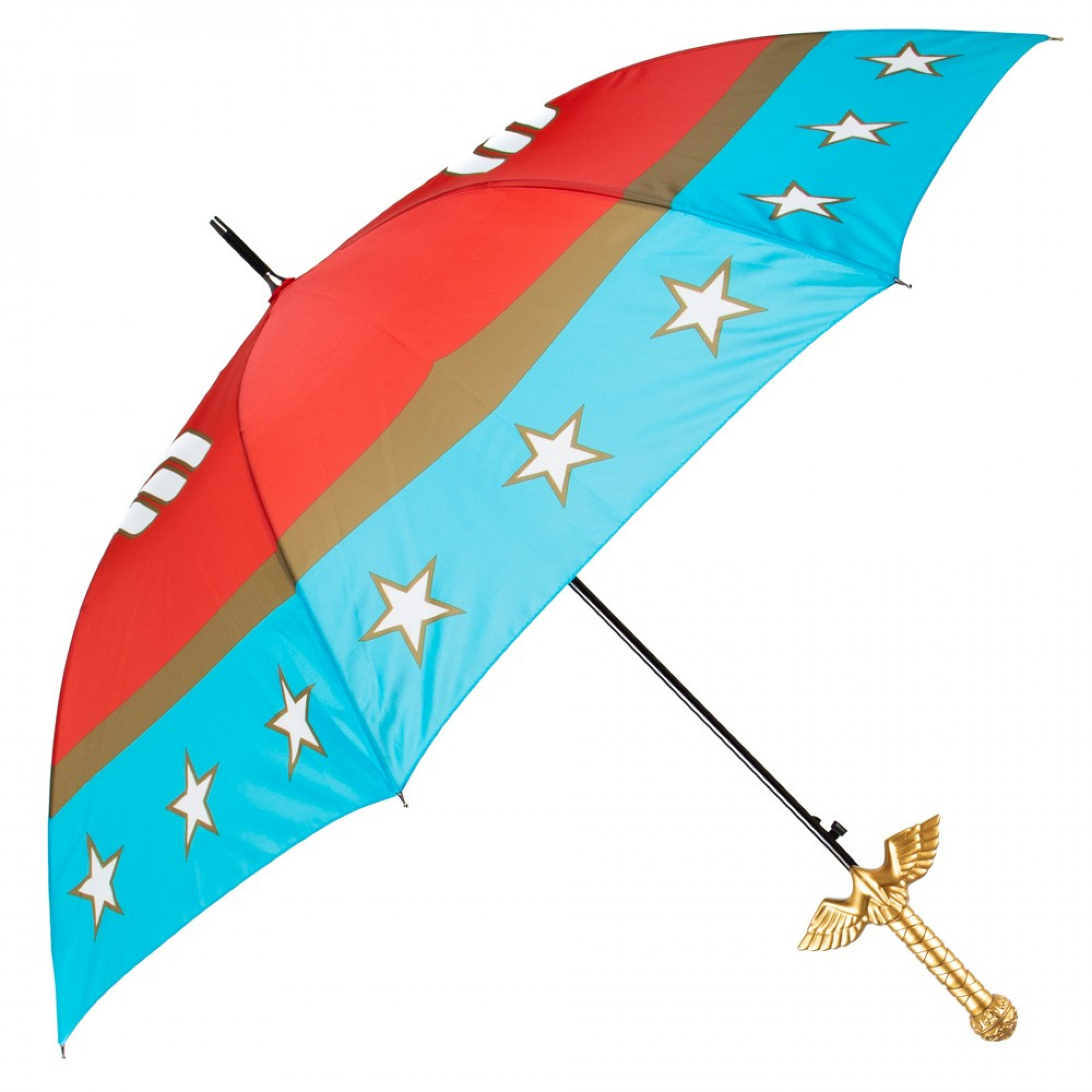 Wonder Woman Sword Handle Full Size Umbrella, Red