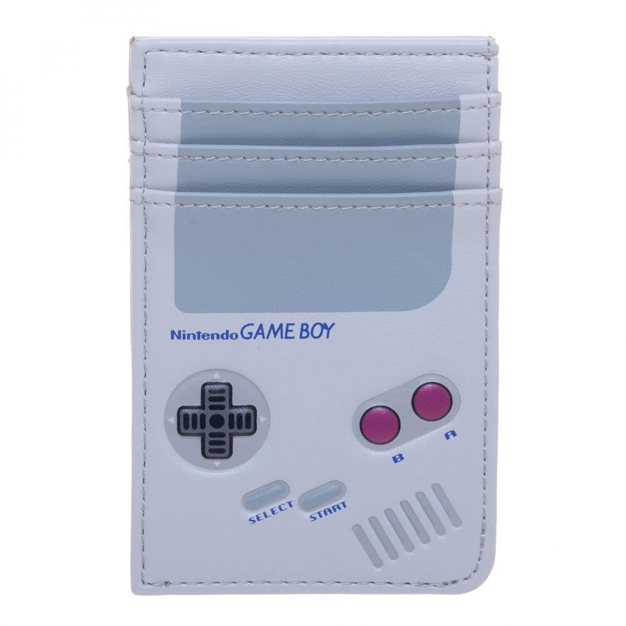 Game Boy Front Pocket Wallet, Grey
