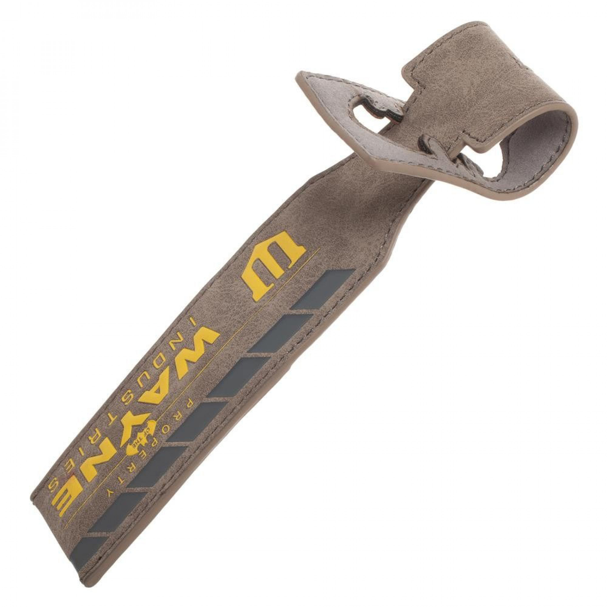 Batman Wayne Industries Strap Style Luggage Tag, Brown