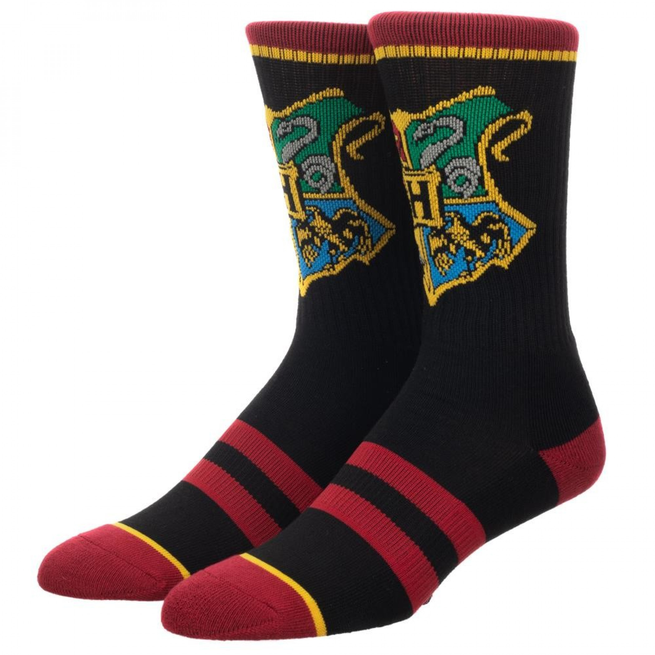 Harry Potter Hogwarts Crew Socks, Black
