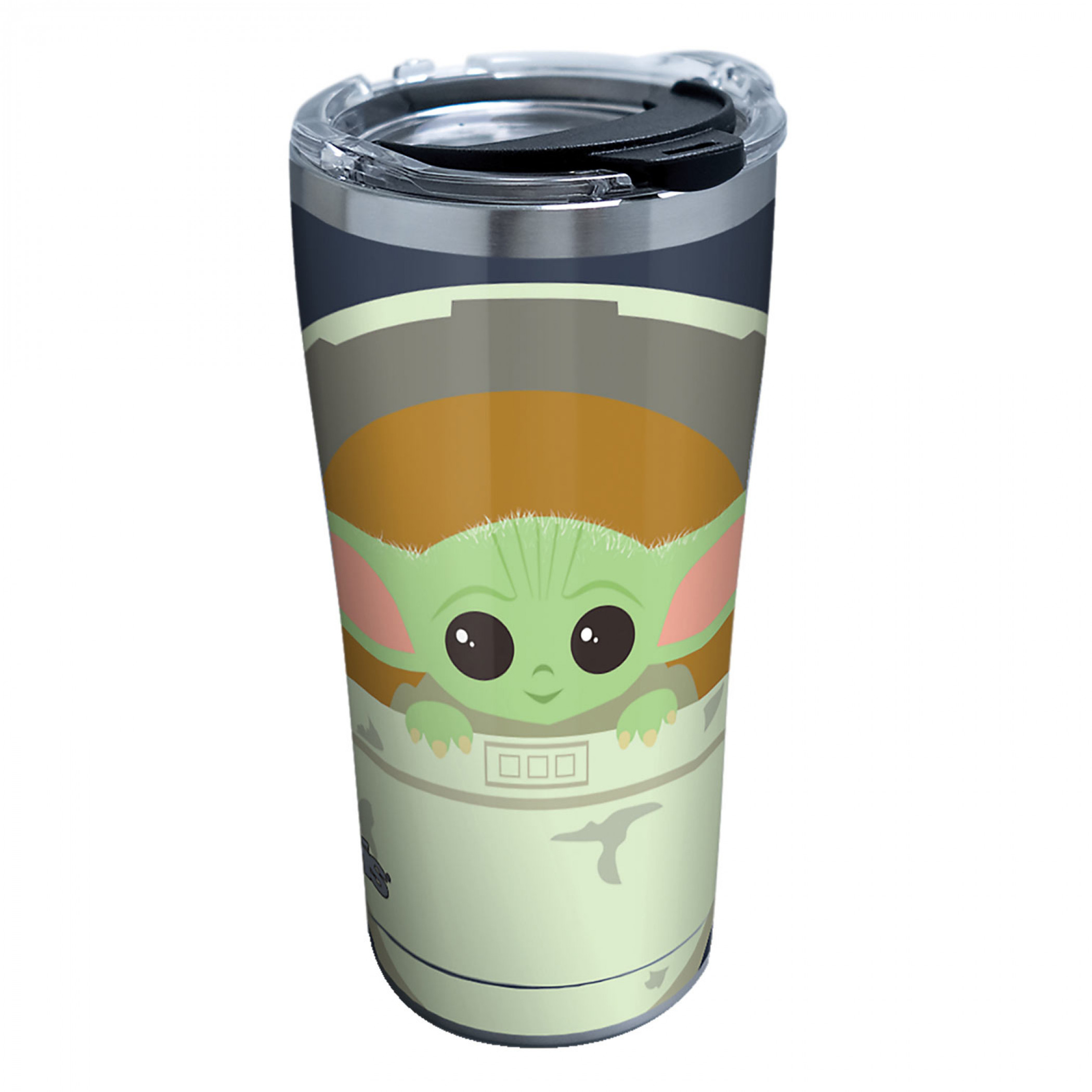 The Mandalorian 'The Child' Cartoon Tervis® Stainless Steel Tumbler, Blue