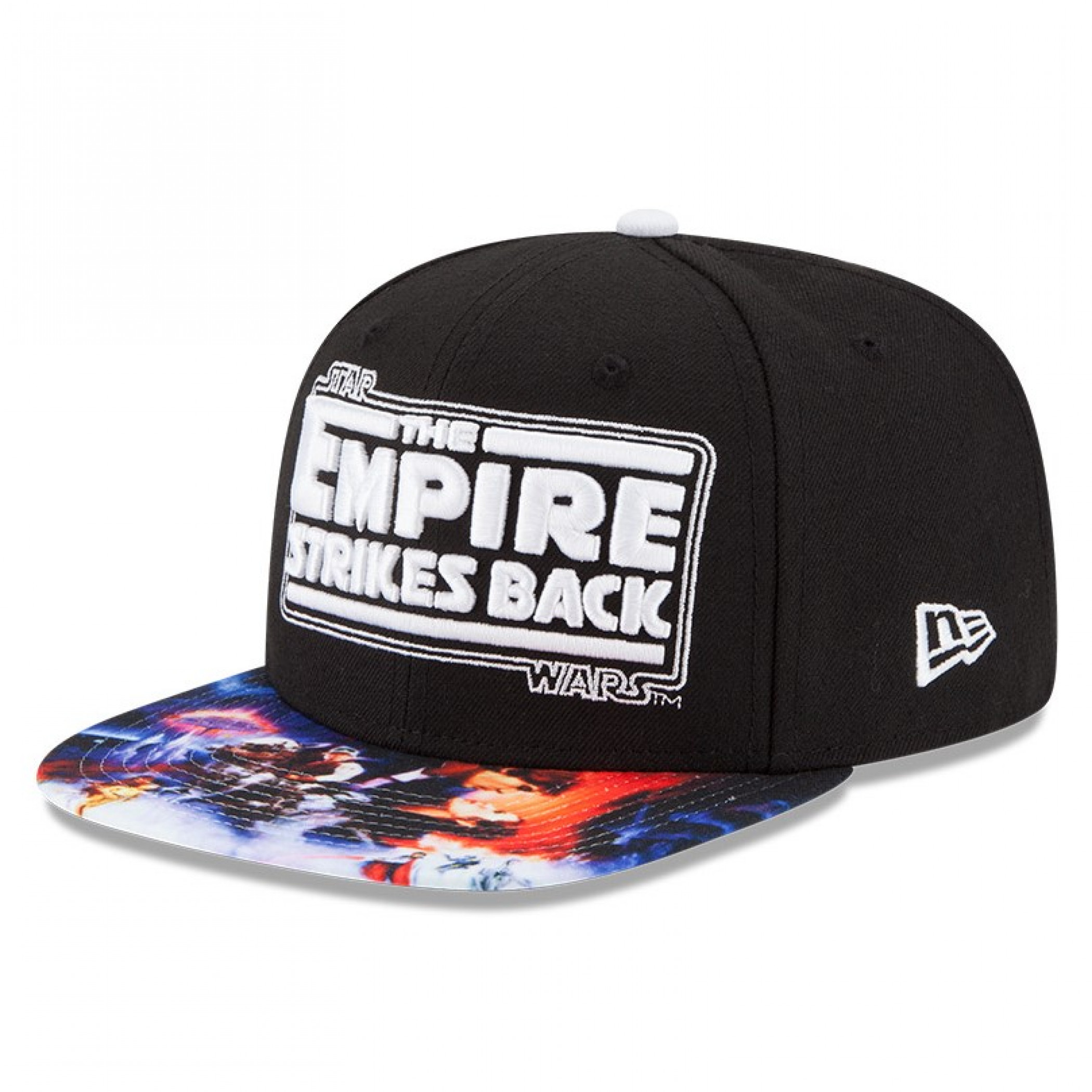 Star Wars Empire Strikes Back Sublimated Bill New Era 9Fifty Adjustable Hat, Multi-Color